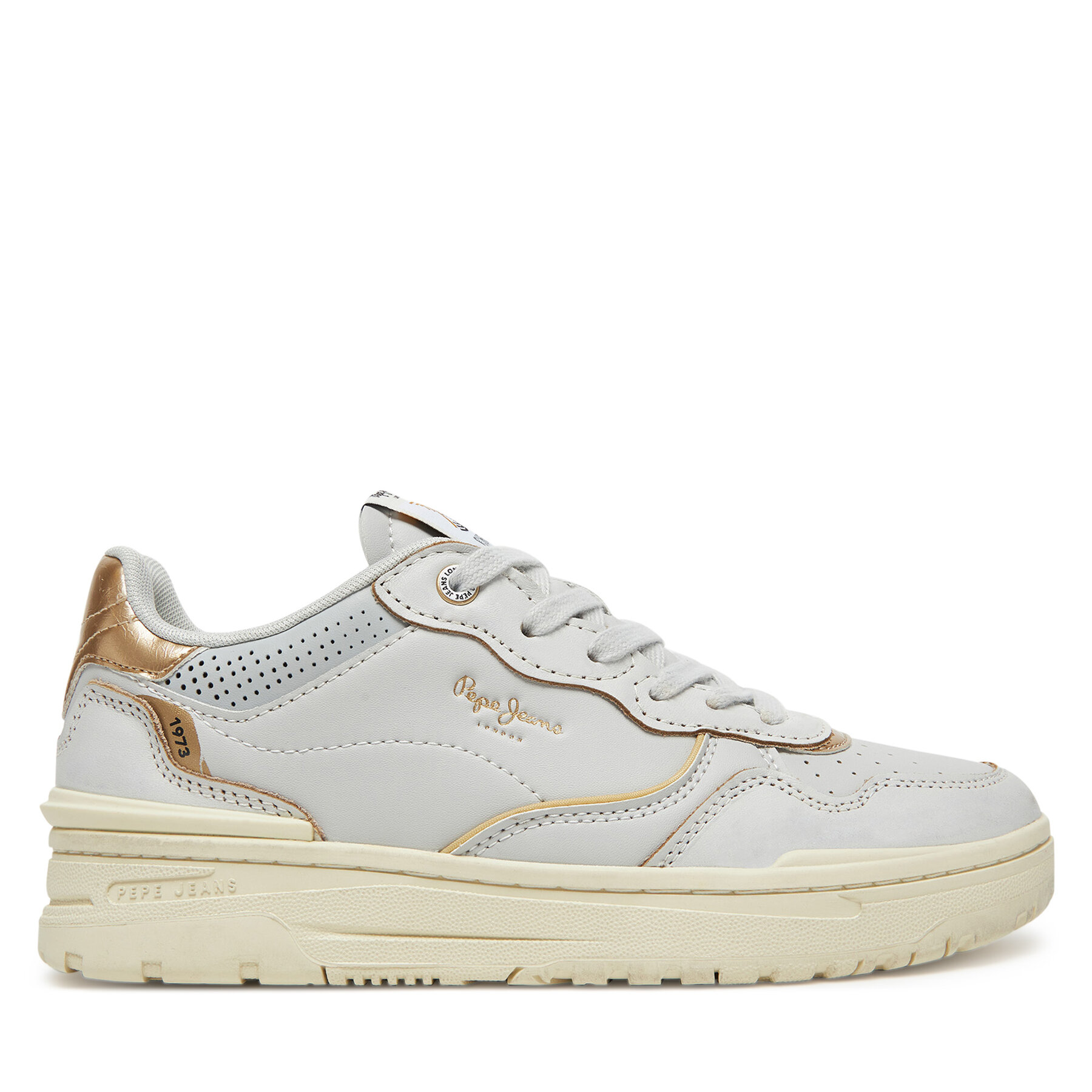 Snīkeri Pepe Jeans Chester Distress W PLS00033 Balts