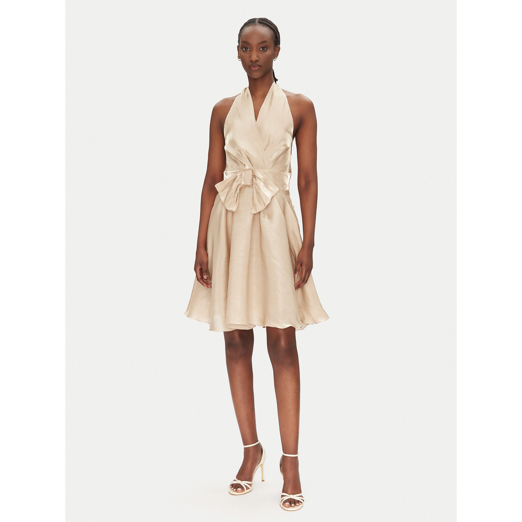 Rinascimento Coctailkleid CFC0124419003 Goldfarben Regular Fit