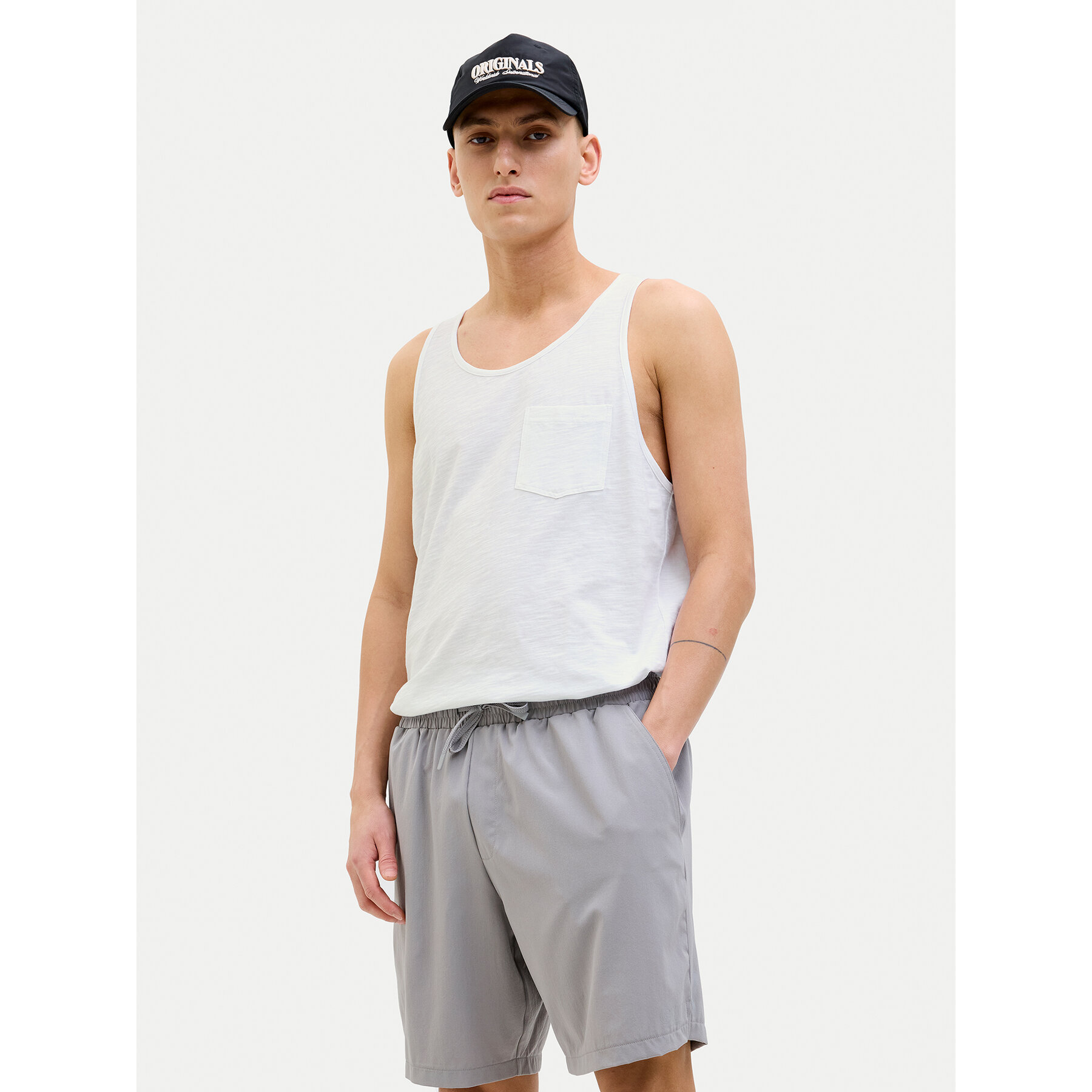 Jack & Jones Trikó Varenna 12273165 Fehér Regular Fit