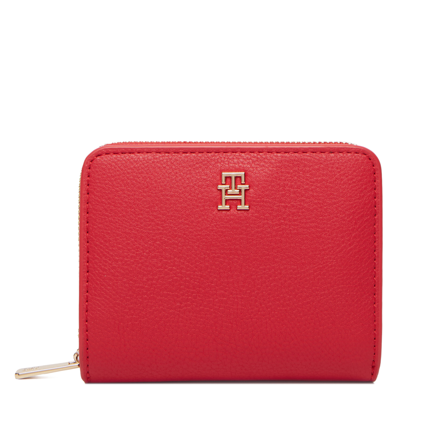 Peňaženka Tommy Hilfiger Th Icon Med Za W/Flap AW0AW18475 Červená