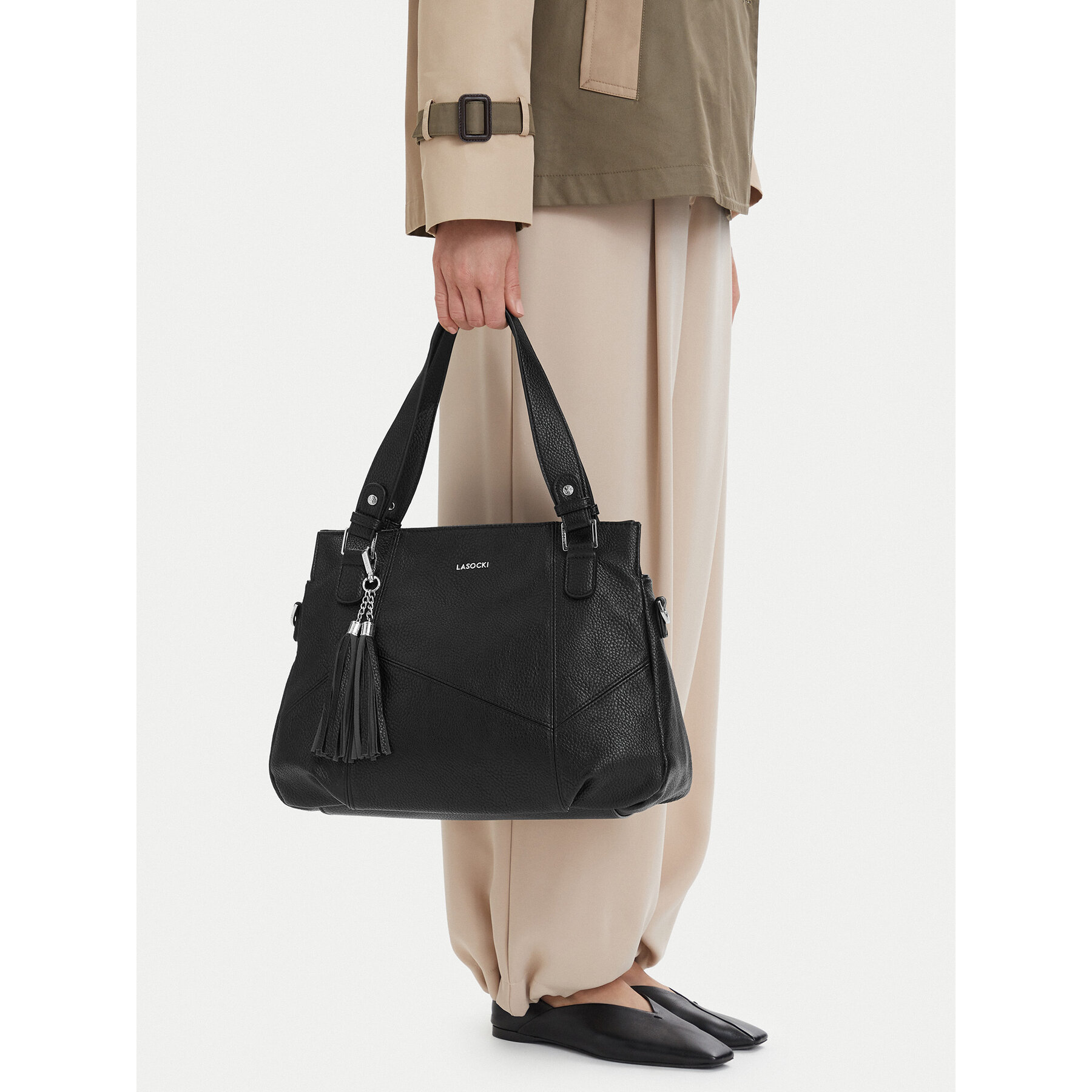 Ročna torba Lasocki CEO-LSK-L-005-10 Črna
