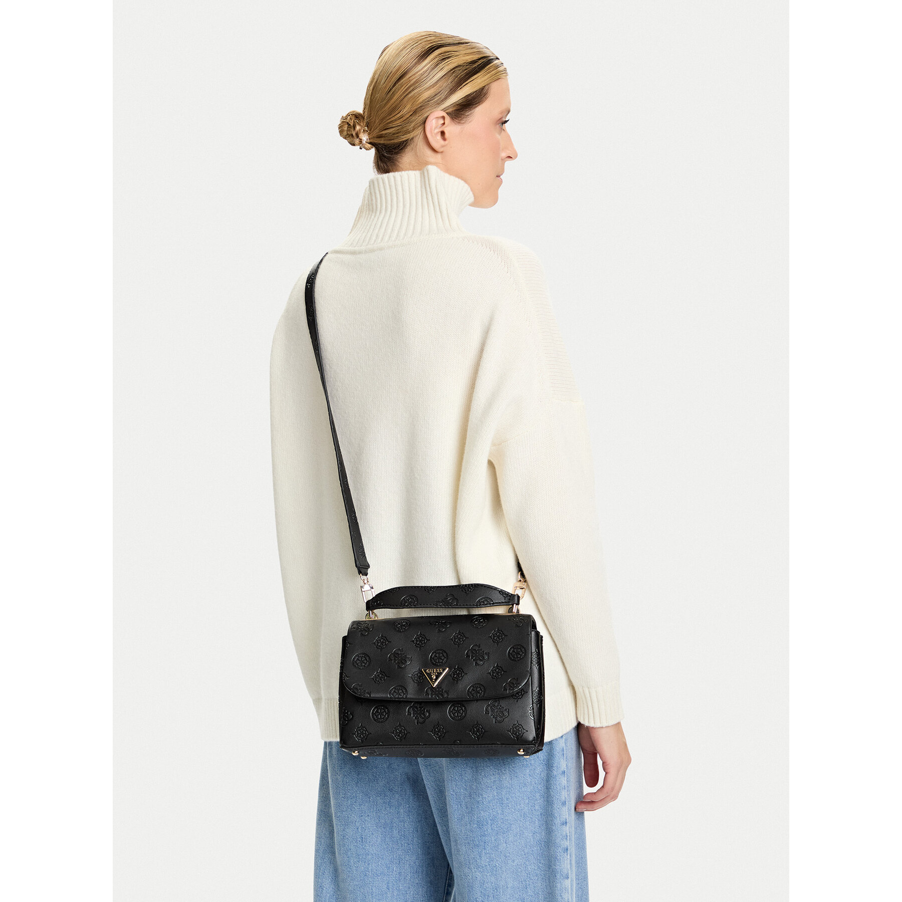 Geantă Guess Tisha HWPD77 64200 Negru