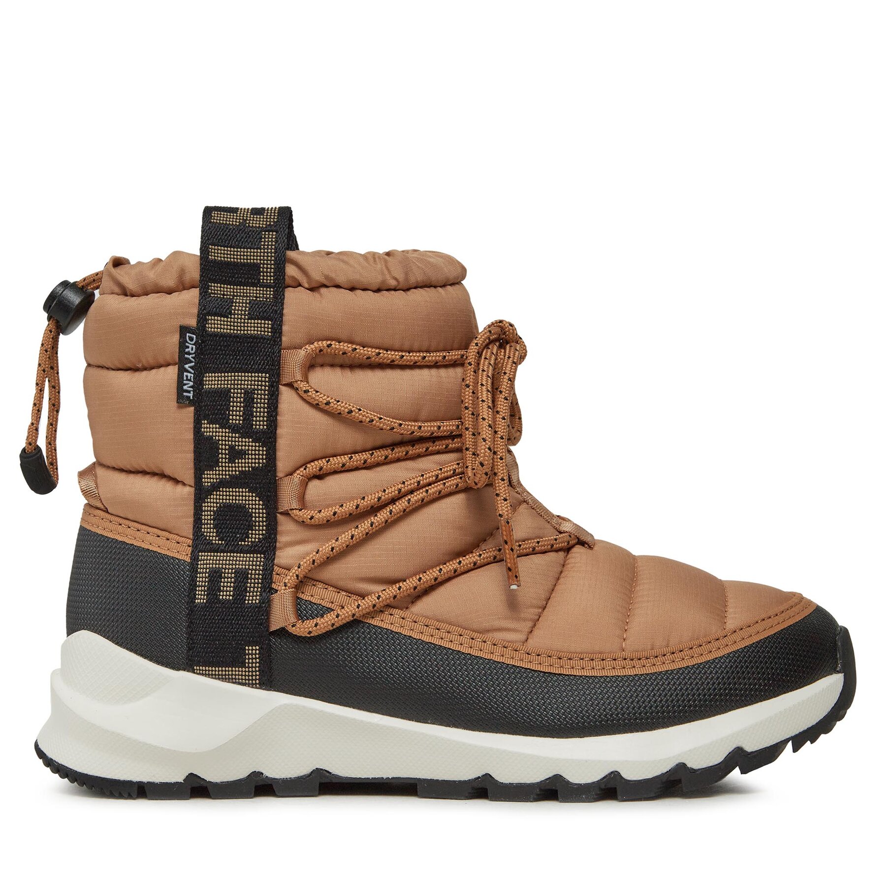 The North Face Women Thermoball Lace Up WP almondbutter/tnfblack - Zapatos de invierno