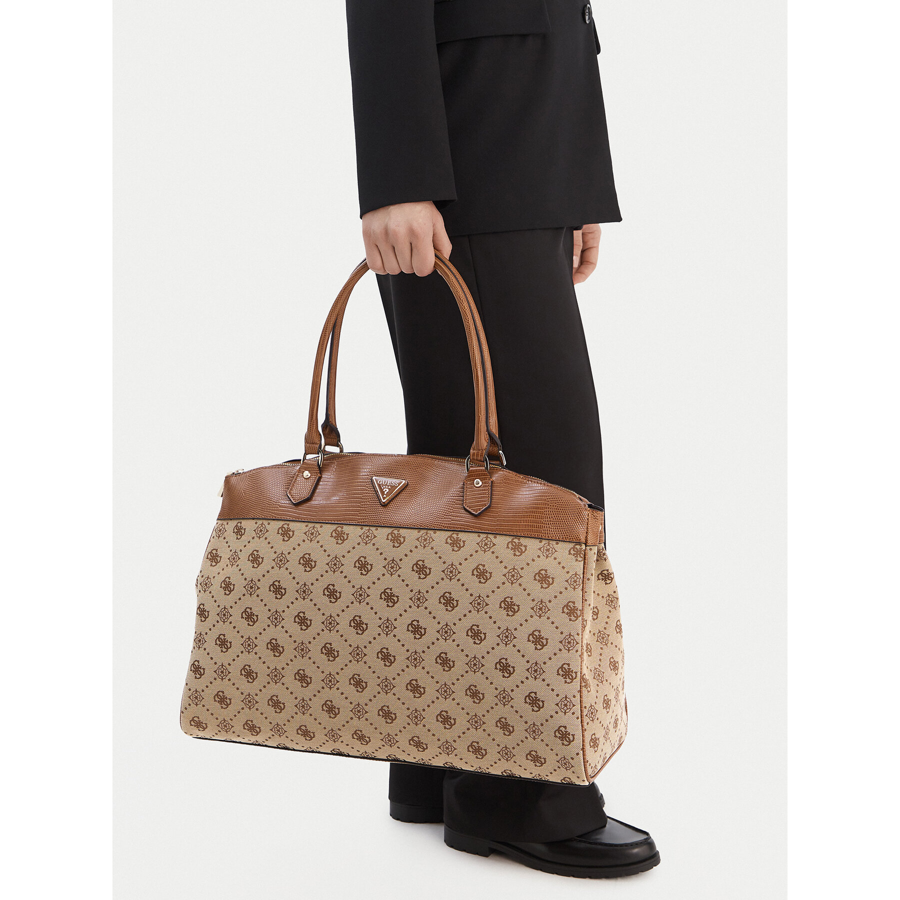 Guess Τσάντα Σαββατοκύριακου Guess TWLP99 02903 Καφέ