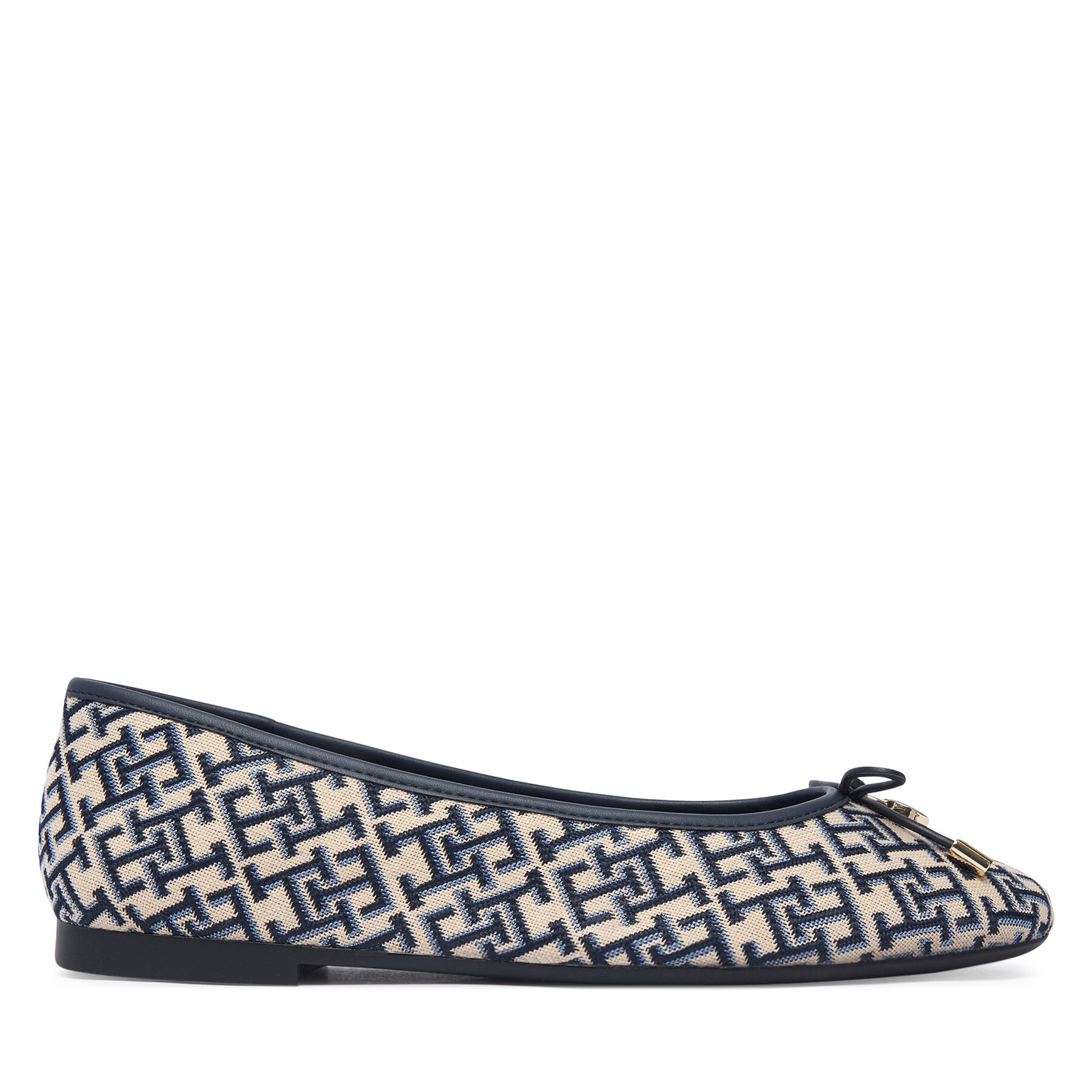 Baleríny Tommy Hilfiger Th Charm Jacquard Ballerina FW0FW09504 Farebná