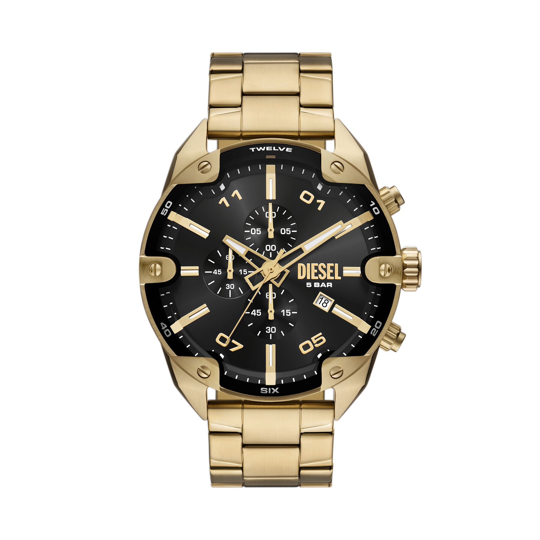 Orologio Diesel Spiked DZ4678 Oro