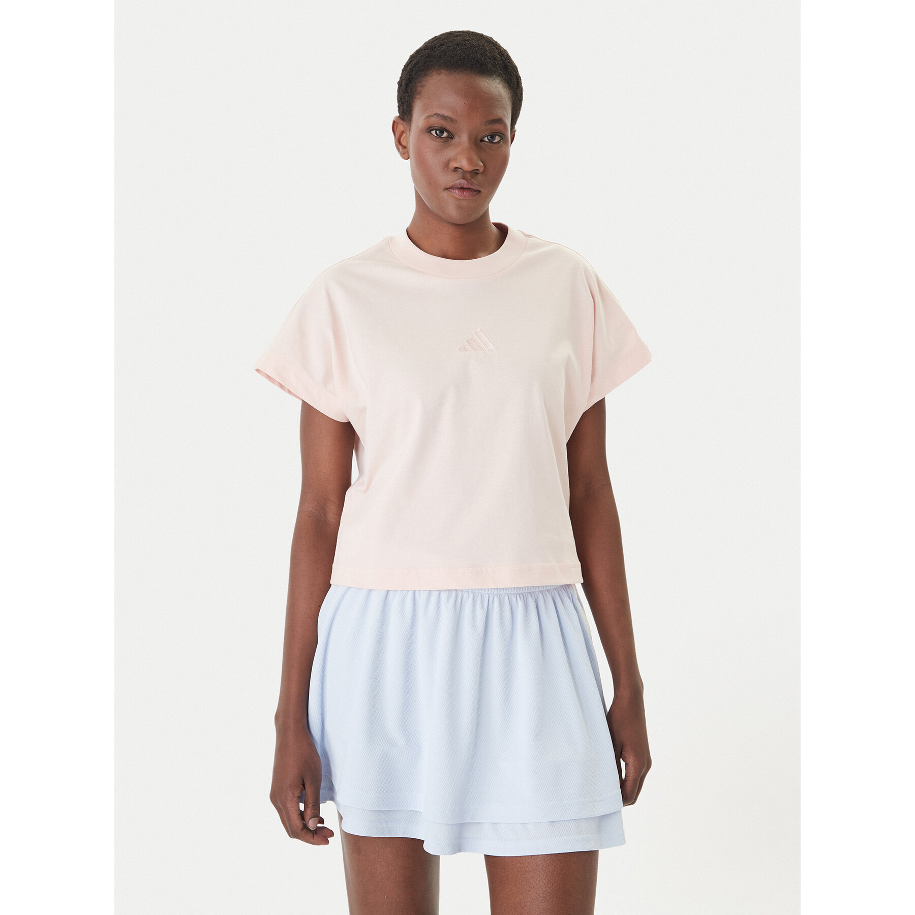 adidas T-Shirt ALL SZN JY7807 Ροζ Regular Fit