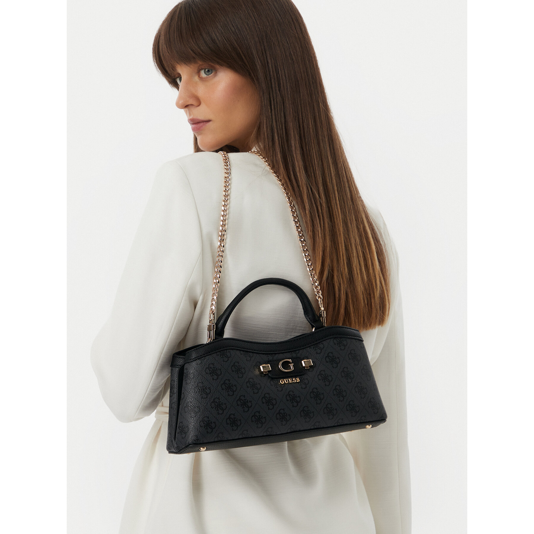 Τσάντα Guess Lindsey HWSG97 49050 Μαύρο