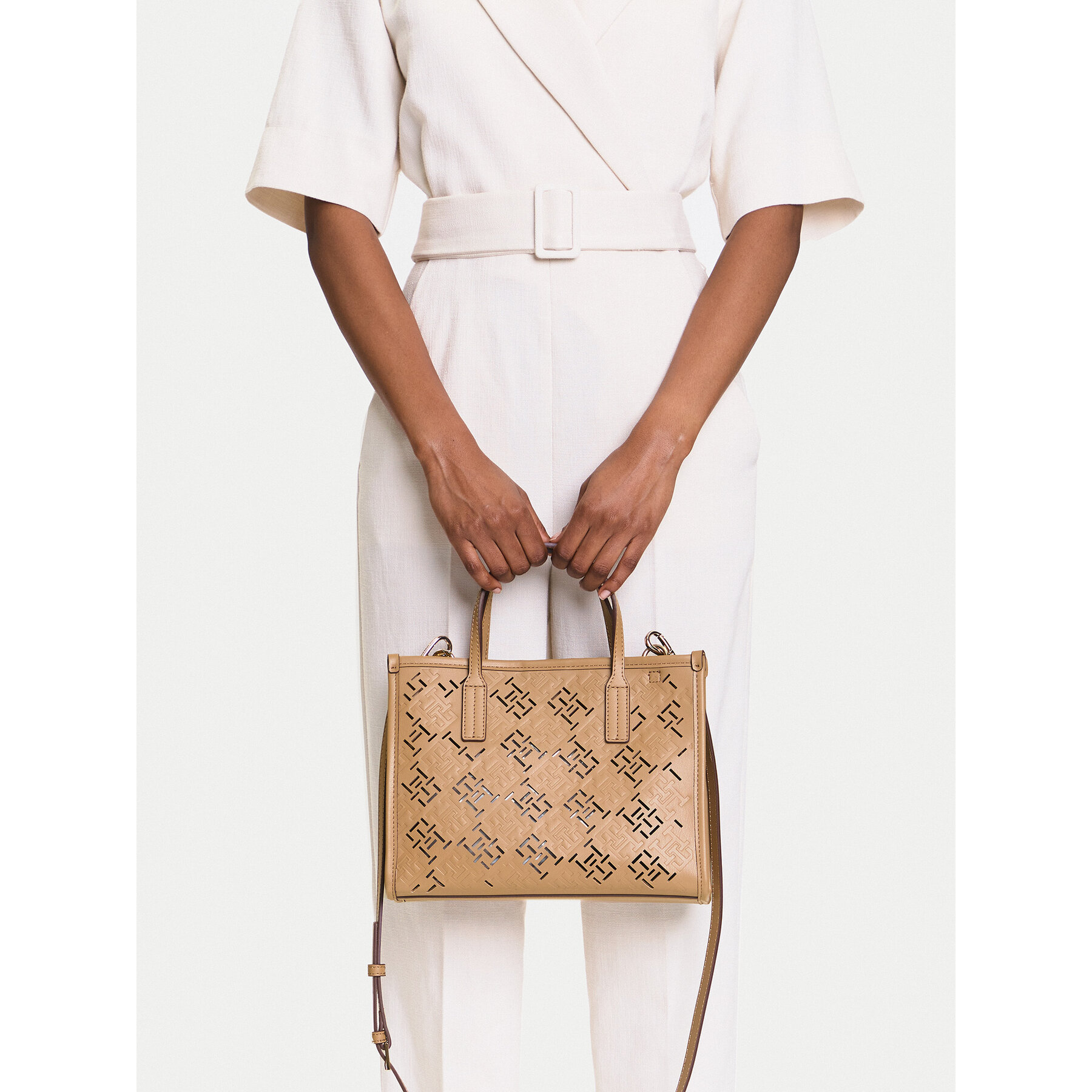 Geantă Tommy Hilfiger Th City Mini AW0AW17500 Maro