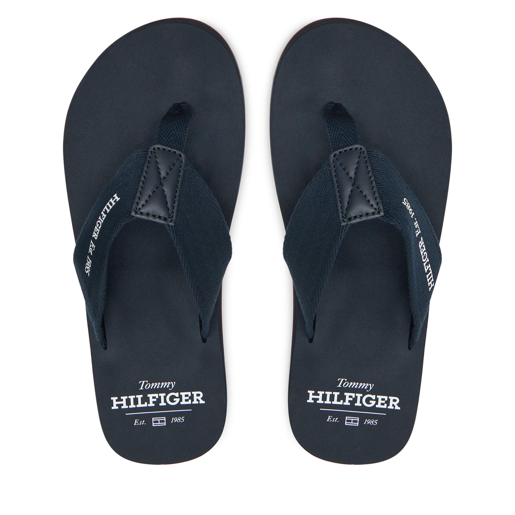 Męskie Japonki Tommy Hilfiger, Rozmiar 40 Granatowy Hilfiger 85 Beach Sandal FM0FM05339