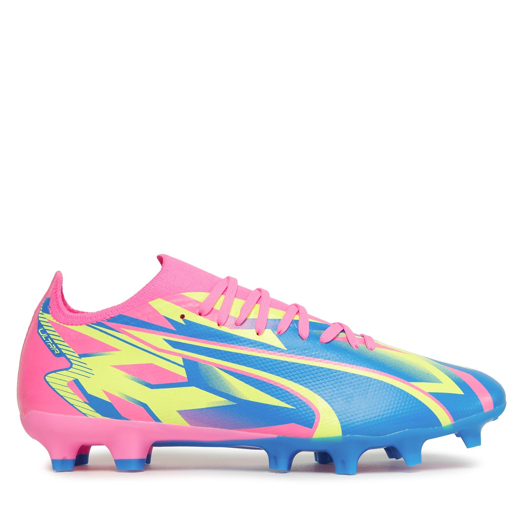 Buty do piłki nożnej Puma, Rozmiar 43 Różowy Ultra Match Energy Luminous Fg/Ag 107543 01