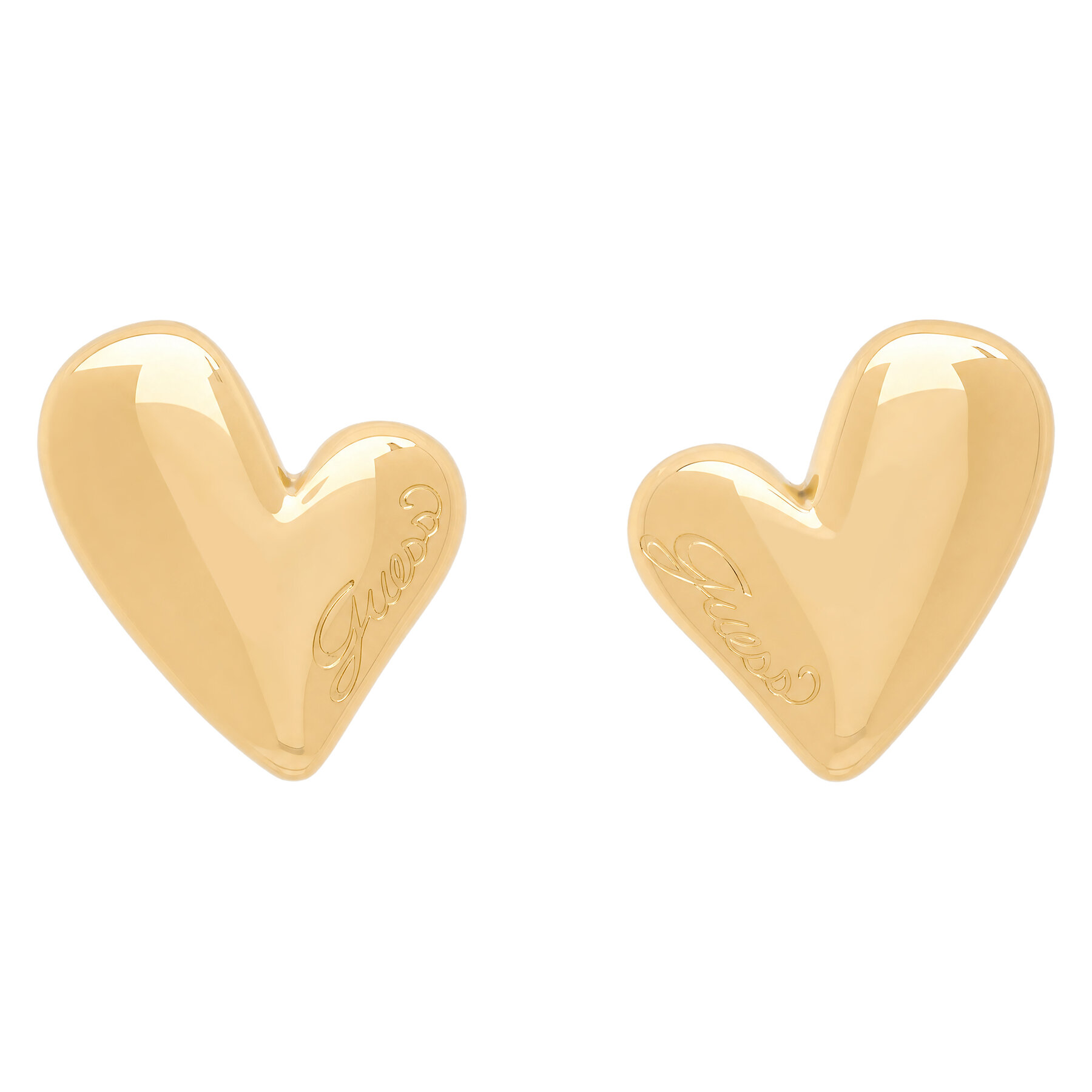 Náušnice Guess JUBE06 459JW Zlatá
