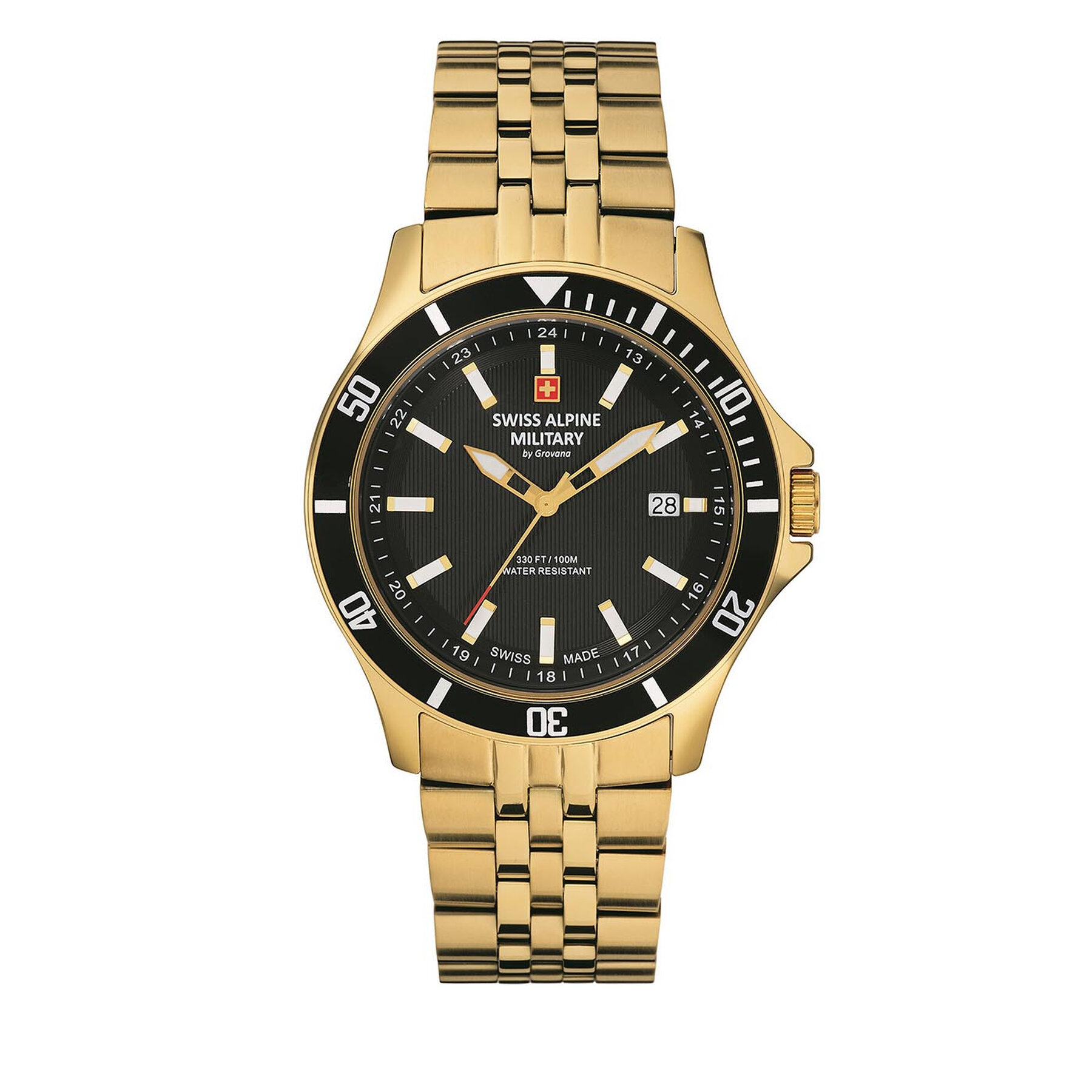 

Годинник Swiss Alpine Military 7022.1117 Gold/Gold, Золотий