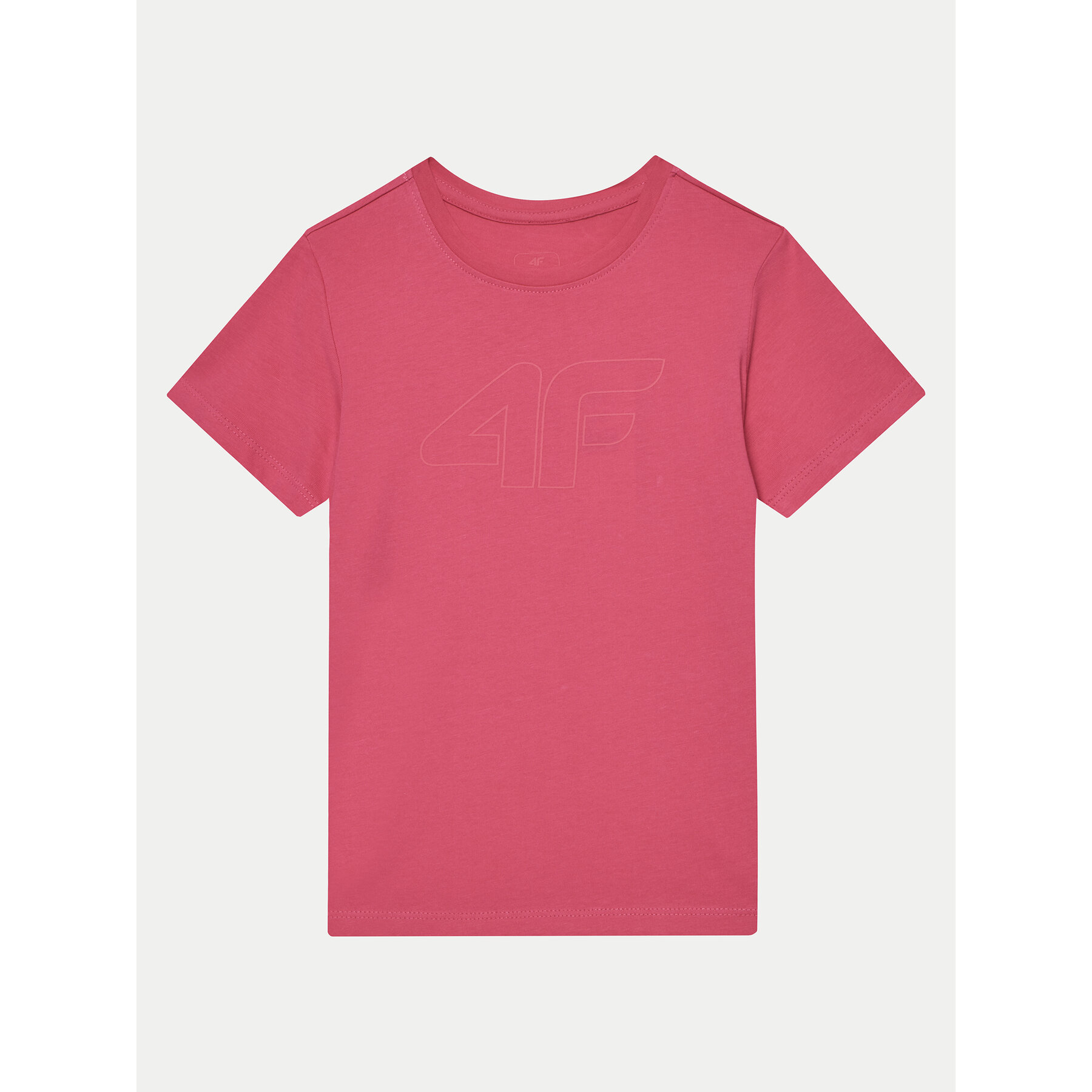 4F T-shirt 4FJWMM00TTSHF1803 Rosa Regular Fit