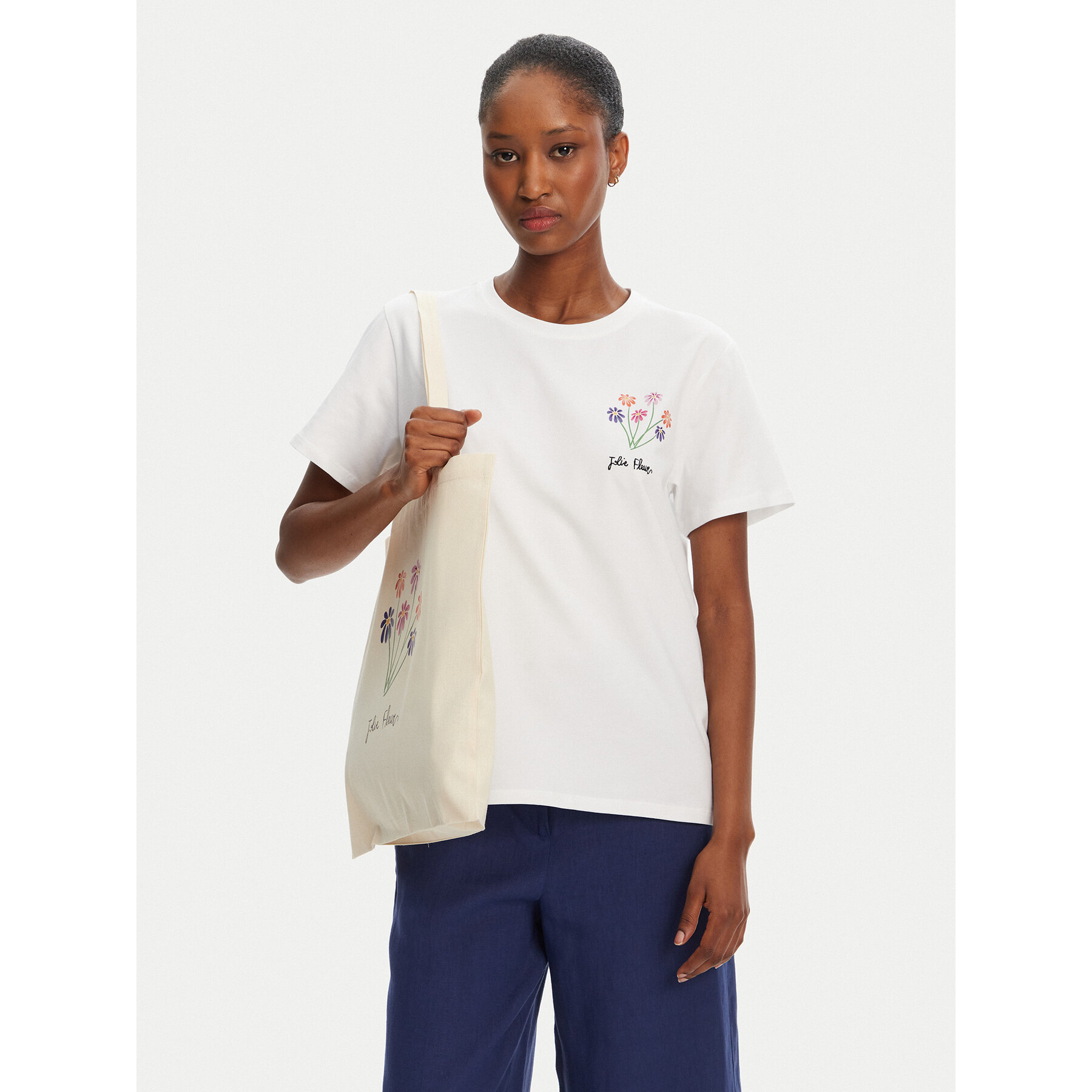 Marella T-shirt Cappero 2515971052 Bianco Regular Fit