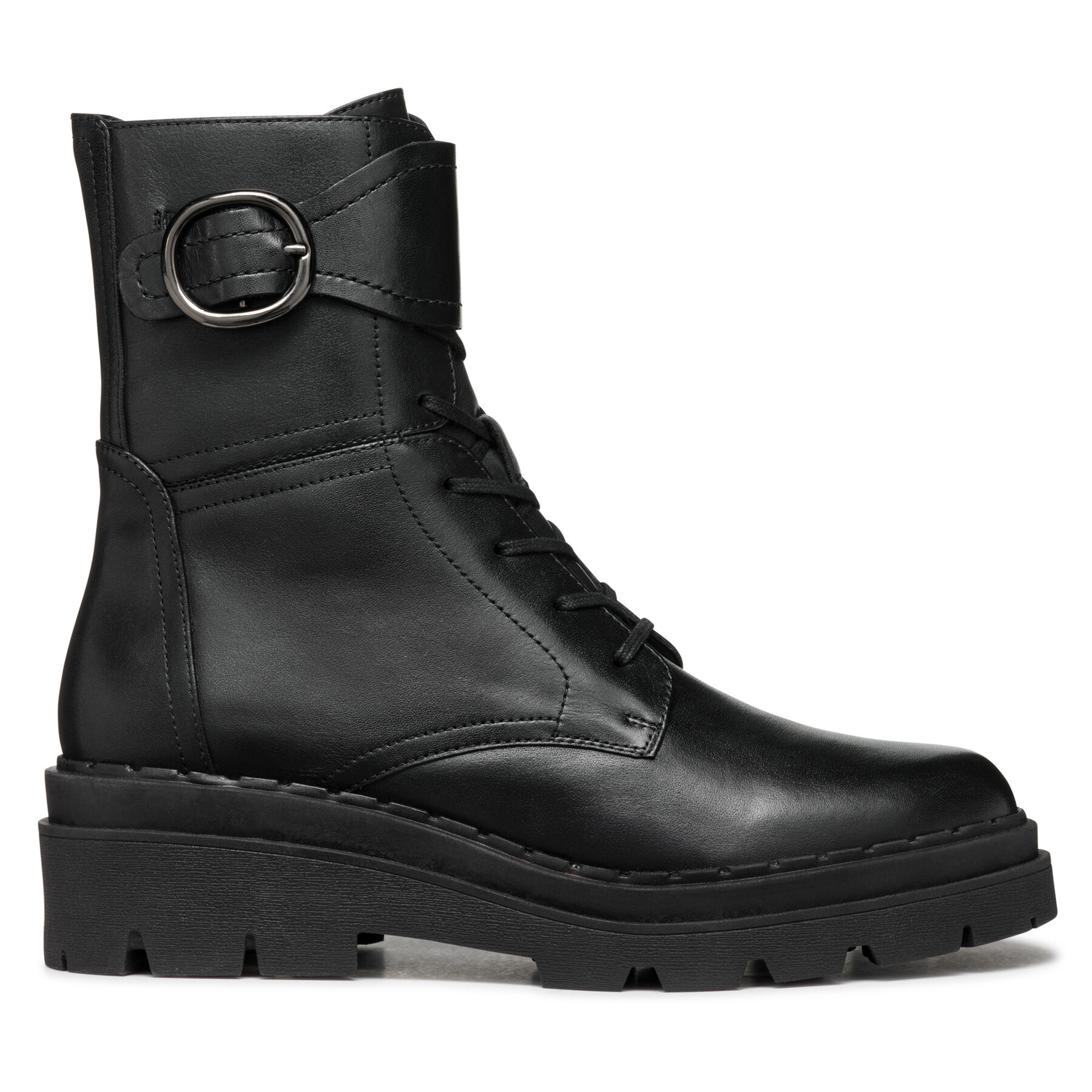Kotníková obuv Geox D Felleny D46XEB 00043 C9999 Černá