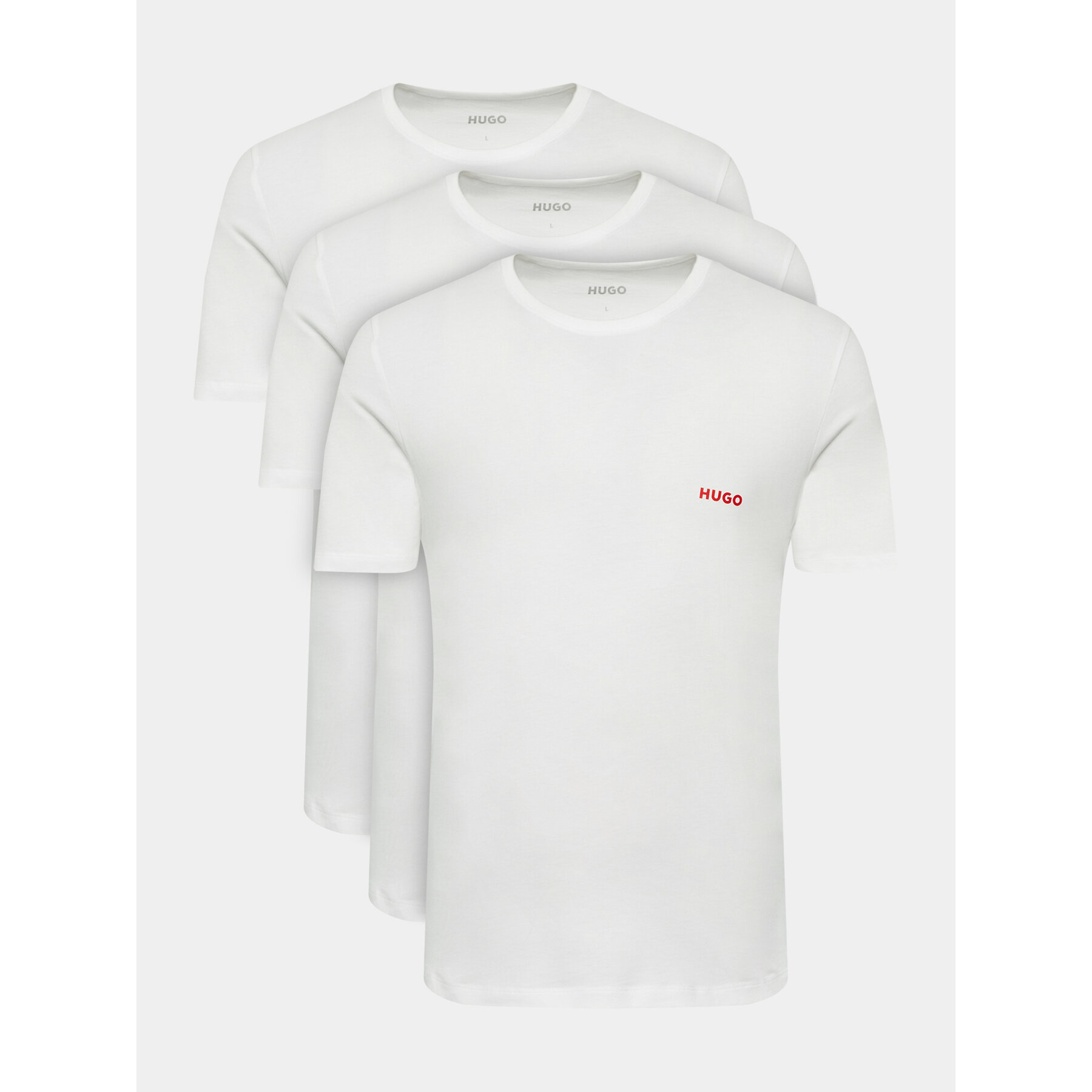 HUGO Póló szett 50493972 Fehér Regular Fit