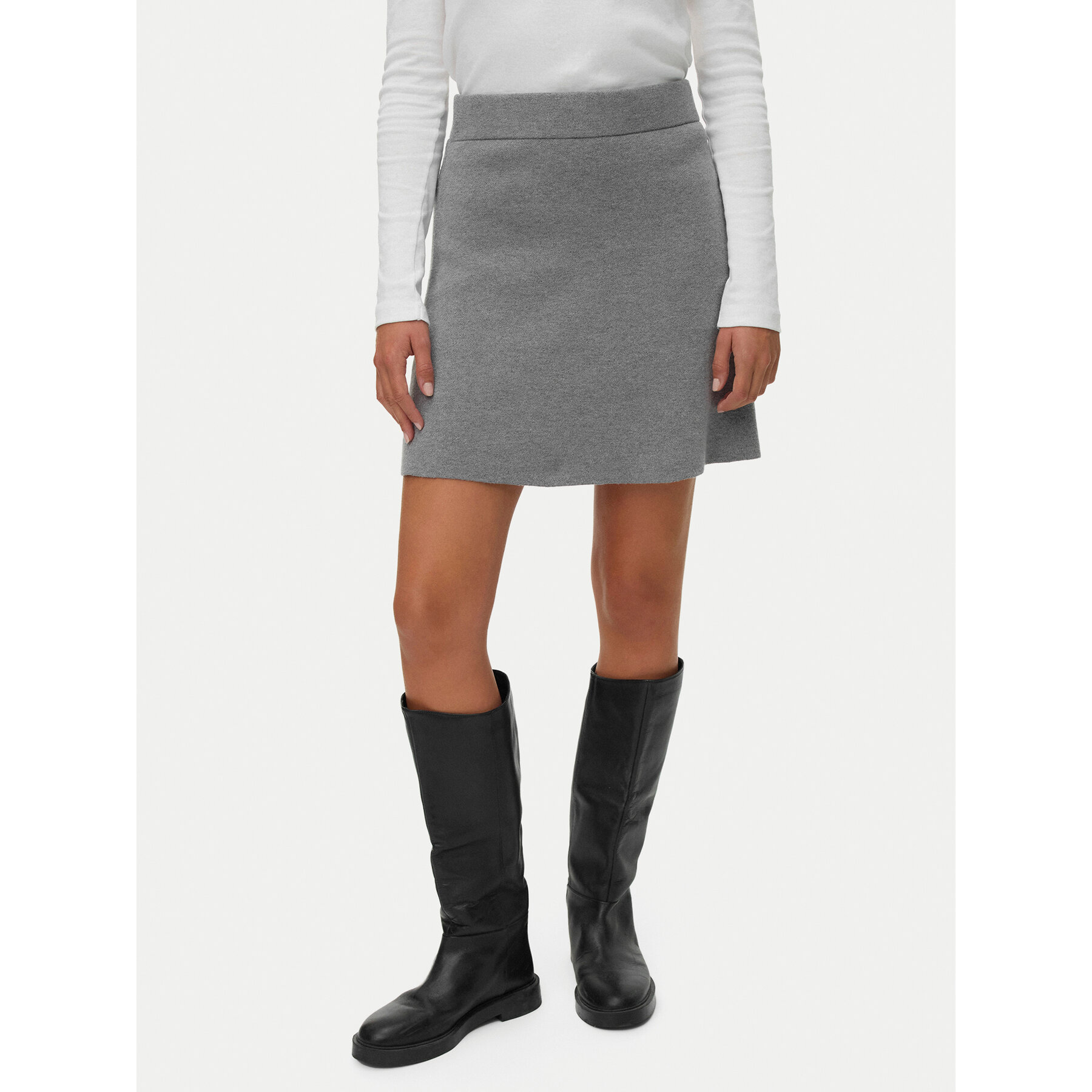 Vero Moda Minirock Saba 10325944 Grau Regular Fit