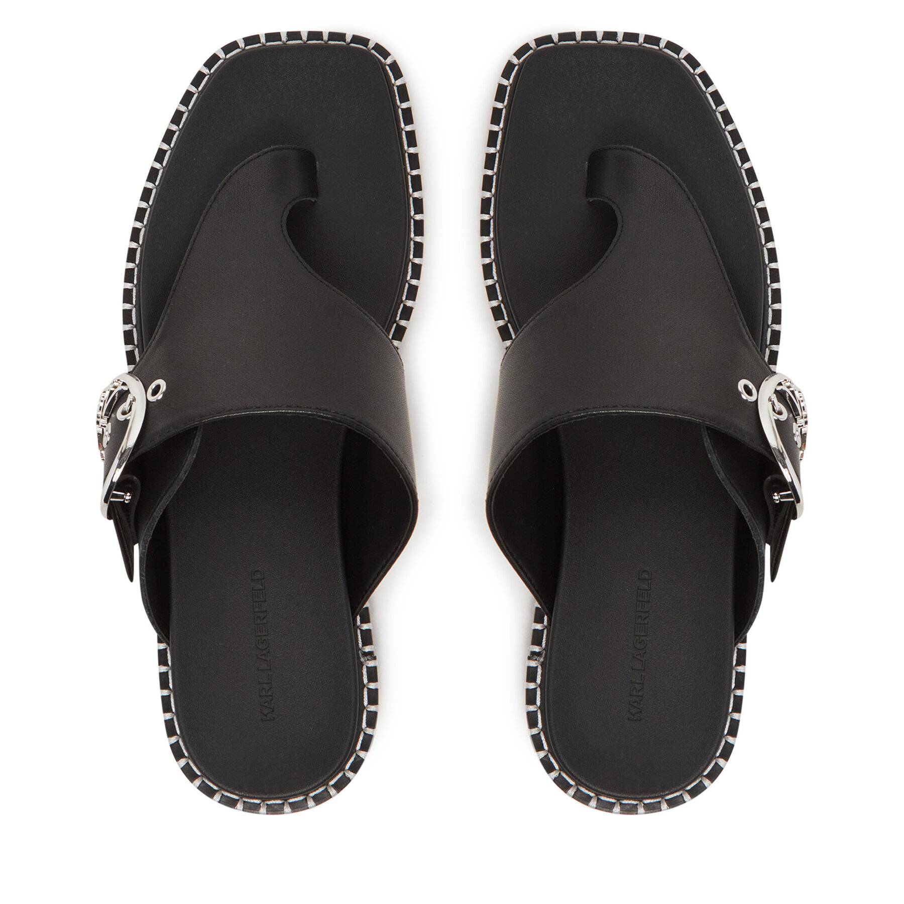 Flip flop KARL LAGERFELD Kleo KL81325 Negru
