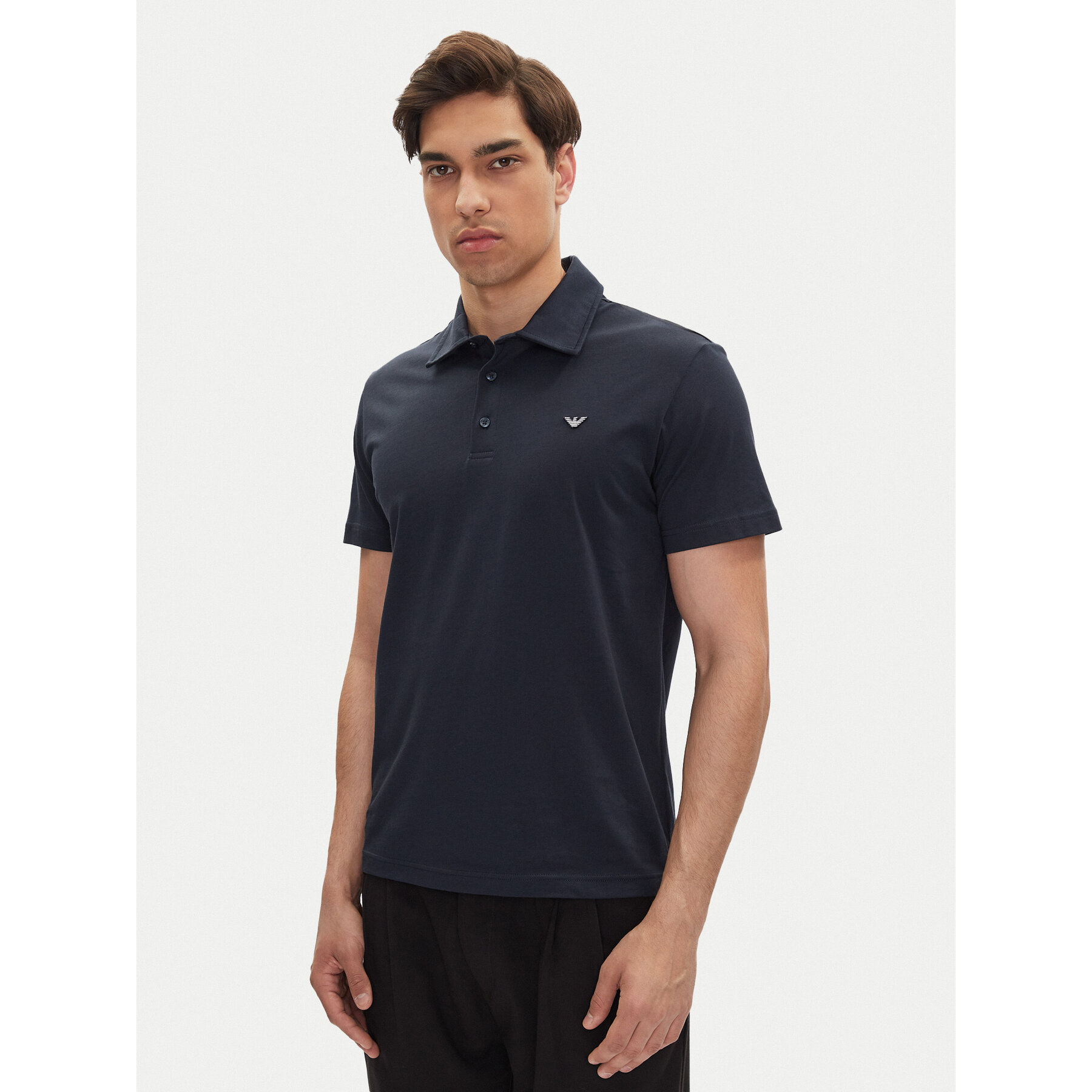 Emporio Armani Polo EM000571 AF12331 UB102 Blu scuro Regular Fit