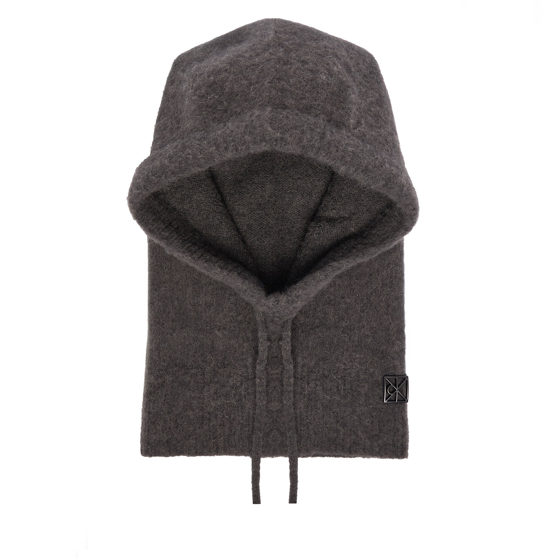 Cagulă Calvin Klein Emblem Brushed LV04D8068G Gri