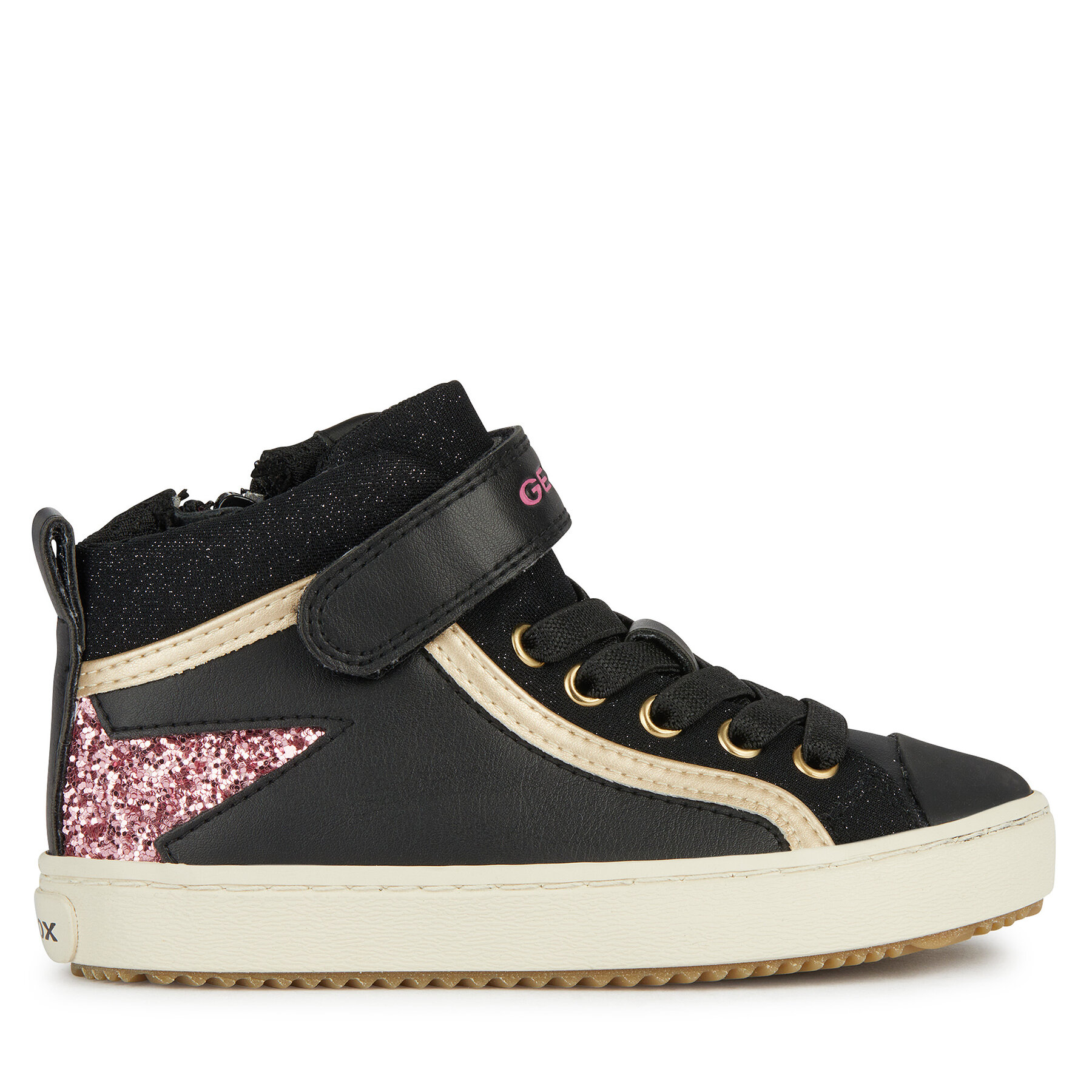 Sneakersy Geox J Kalispera Girl J944GM 054GN C9231 D Čierna