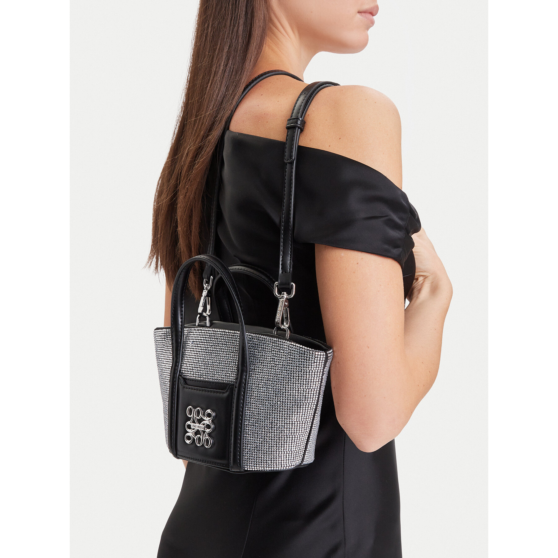 Geantă Nine West CEO-CUPIDS CHASE-LH22262 Argintiu