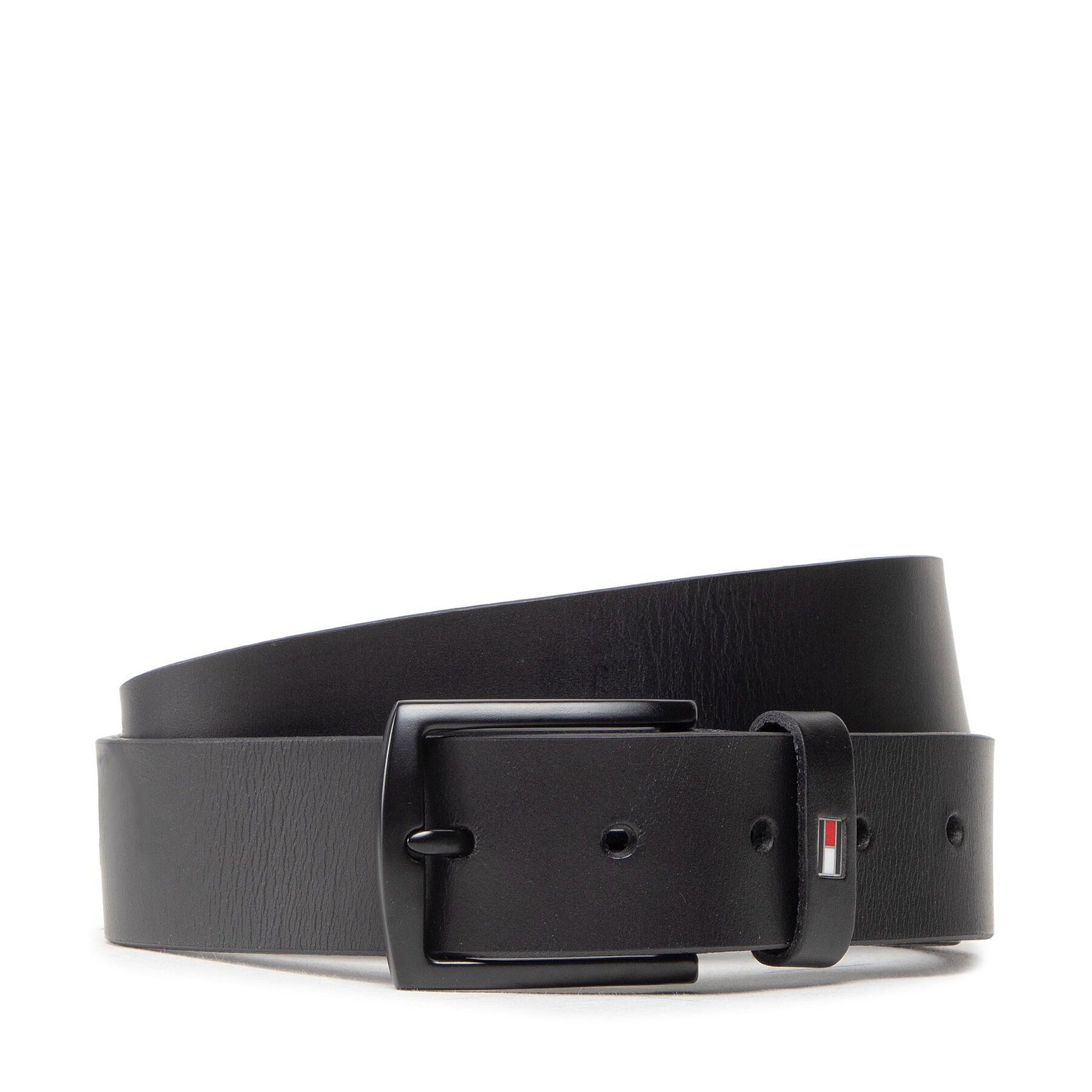 Vīriešu josta Tommy Hilfiger Denton Matte 3.5 AM0AM08362 Melns