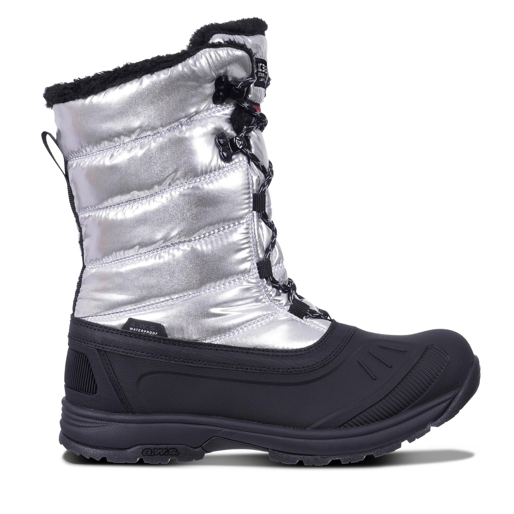 Damen Schneeschuhe Icepeak, Schuhgröße 38, Silberfarben, Alma 75269 100 I