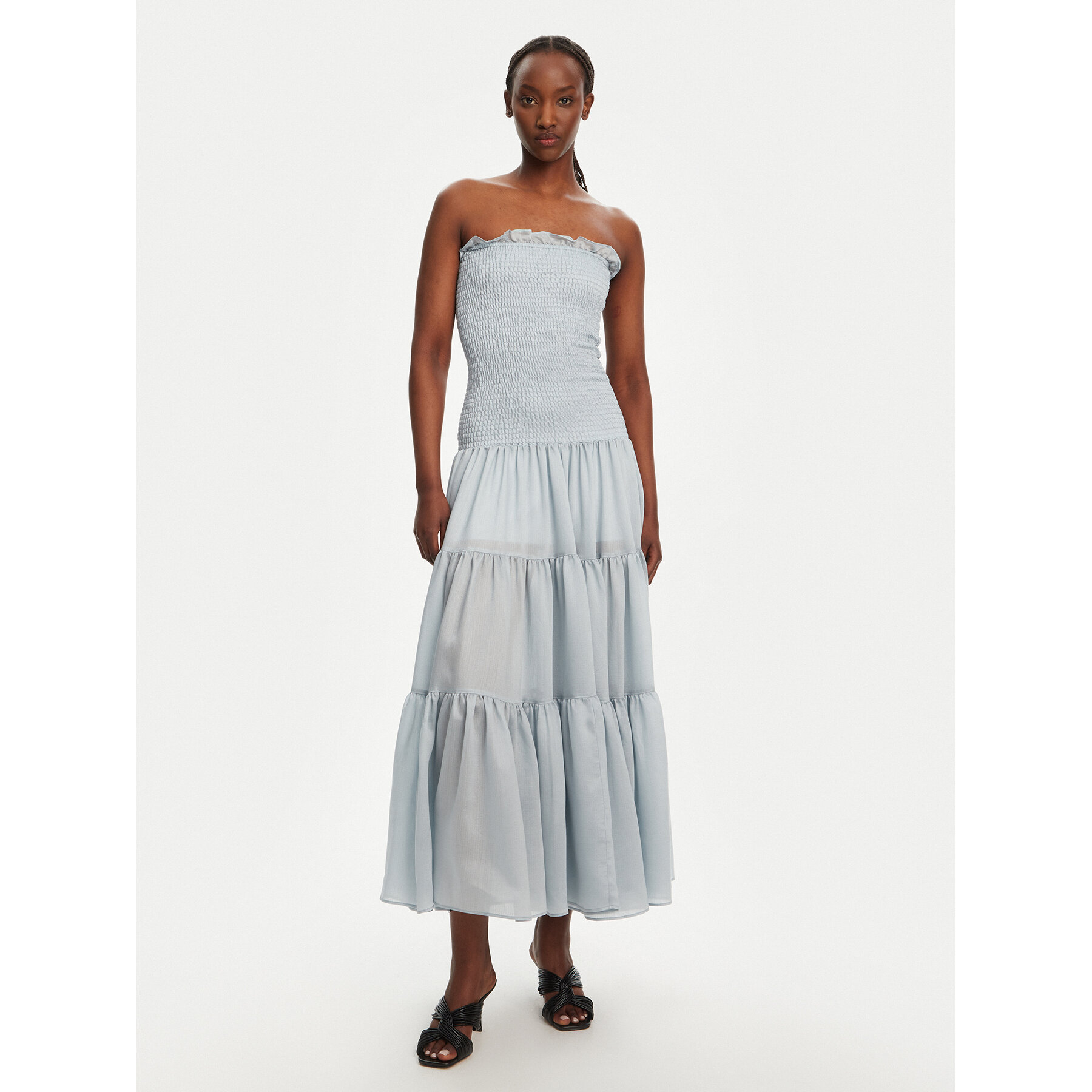 Eleh Abendkleid ESS250137 Hellblau Regular Fit