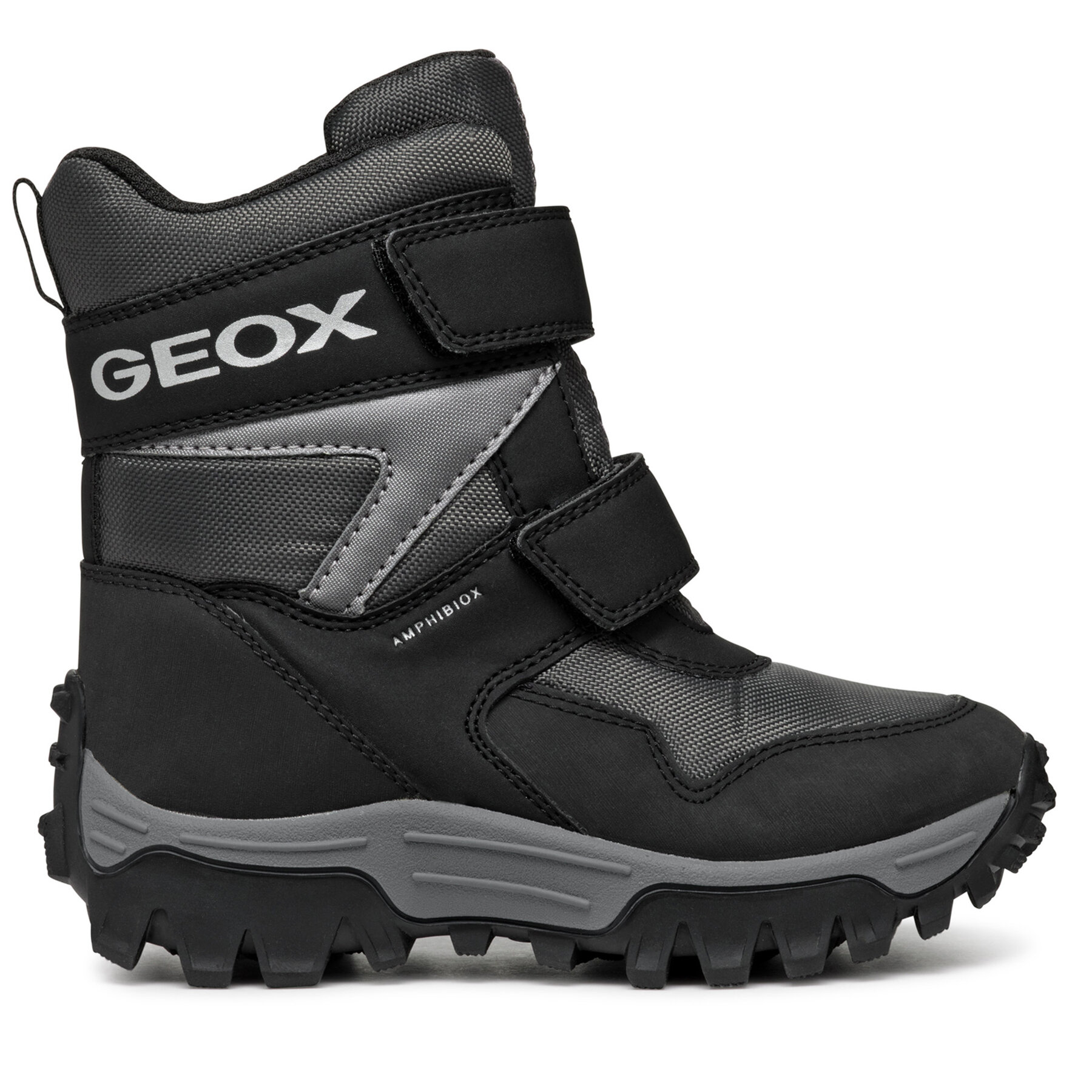 Bottes de neige Geox J Himalaya Boy B Abx J46FRE 0FU50 C9211 M Gris