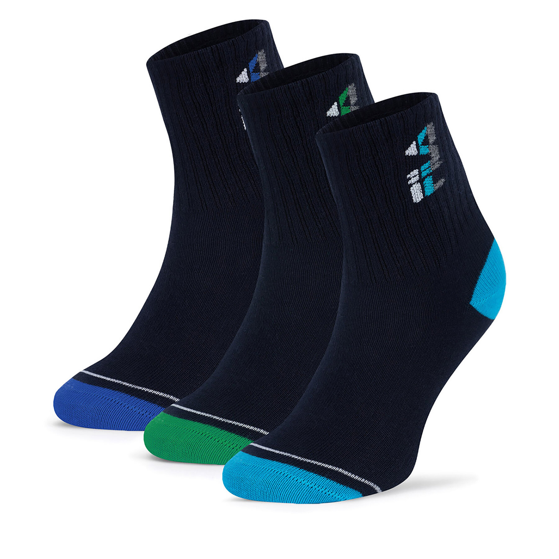 Dlhé ponožky Fila F8083-AW24 (3-pack) Tmavomodrá