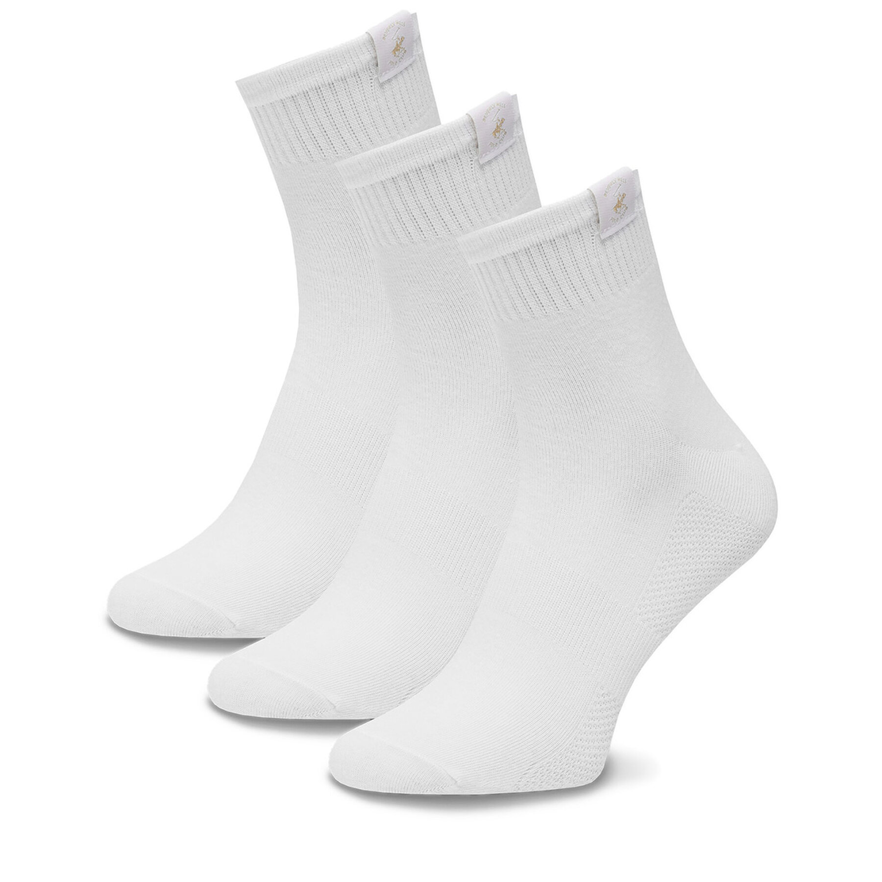 Duge čarape Beverly Hills Polo Club KR_BHPC_FRESH_Z_SS25 (3-PACK) Bijela
