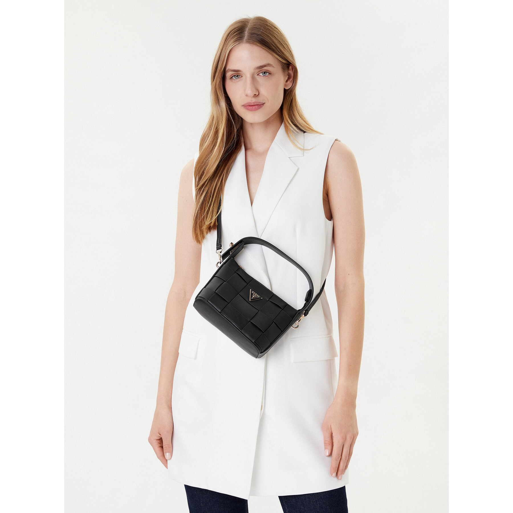 Дамска чанта Guess Maylee Mini HWWG96 61720 Черен