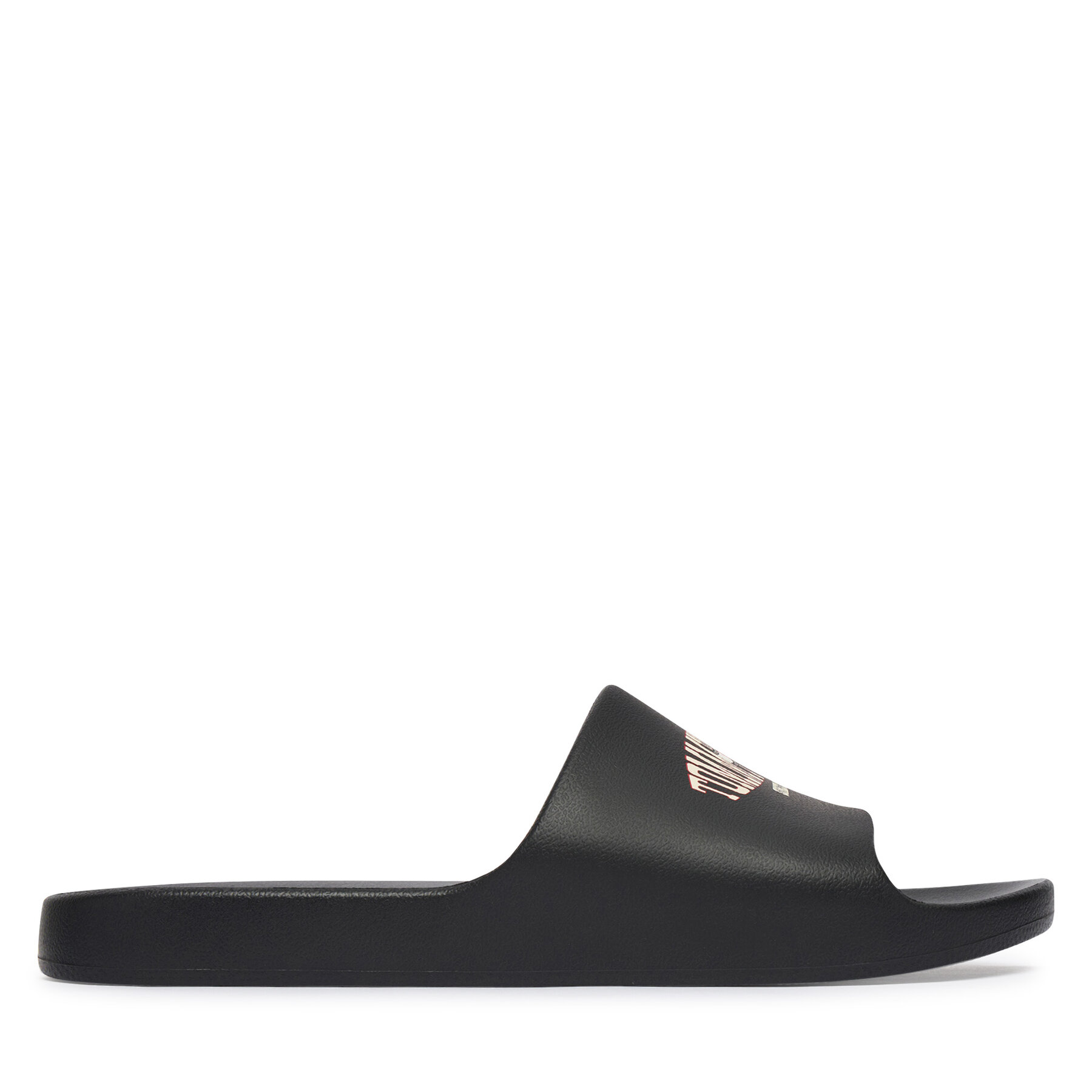 Natikače Tommy Jeans Wavy Flag Logo EM0EM01700 Crna