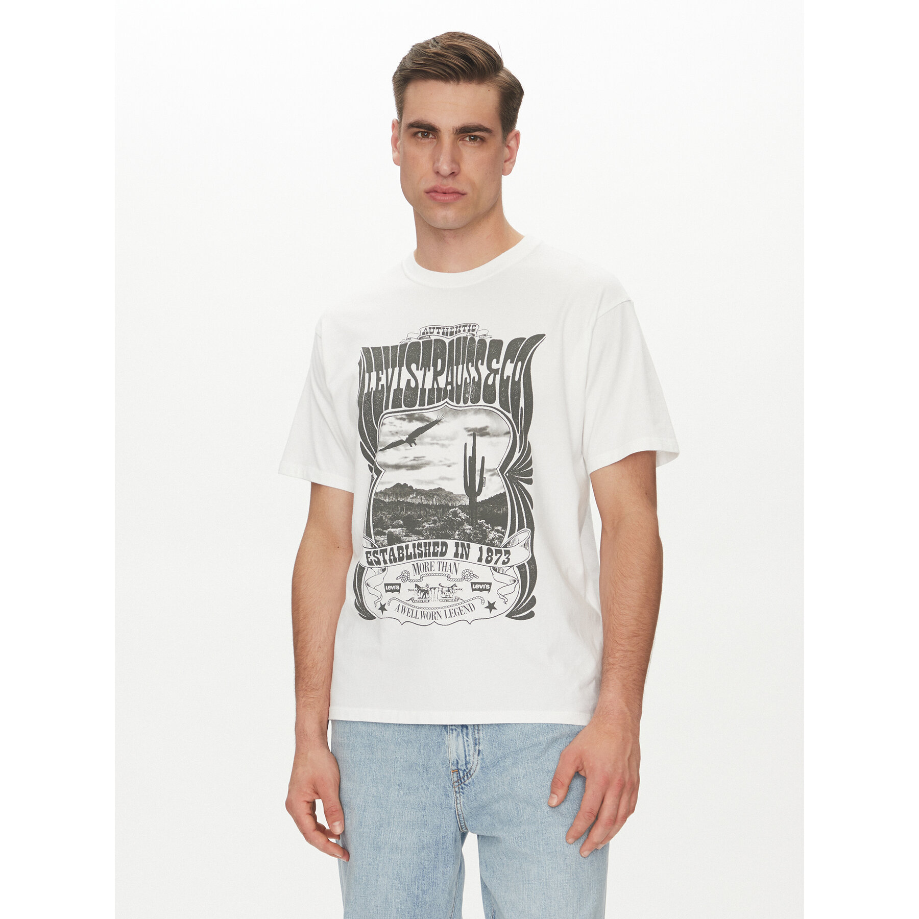 Levi's® Póló 87373-0226 Fehér Vintage Fit