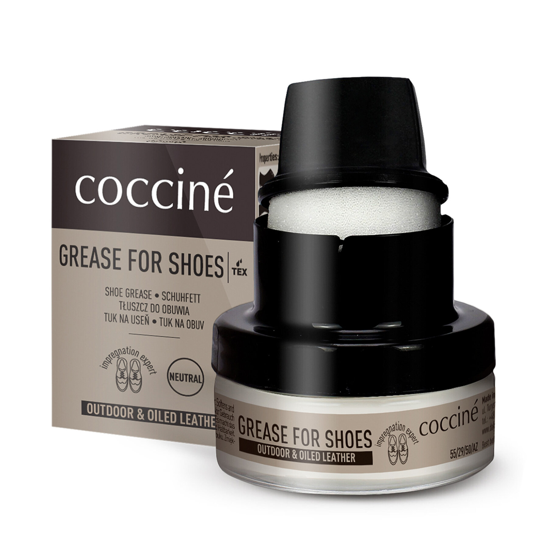 Coccine Κερί για υποδήματα Coccine Grease For Shoes 55/29/50/02/A/v4 Μαύρο