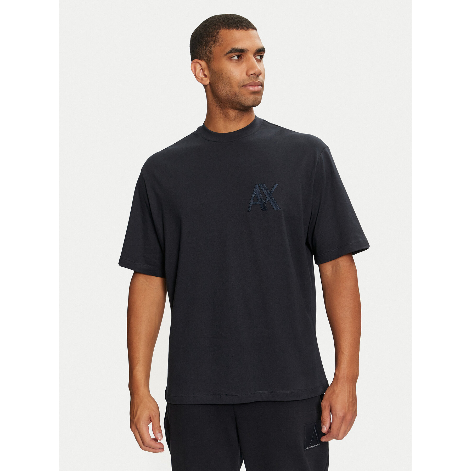 Armani Exchange T-shirt 6DZMJF ZJLFZ 1510 Blu scuro Regular Fit