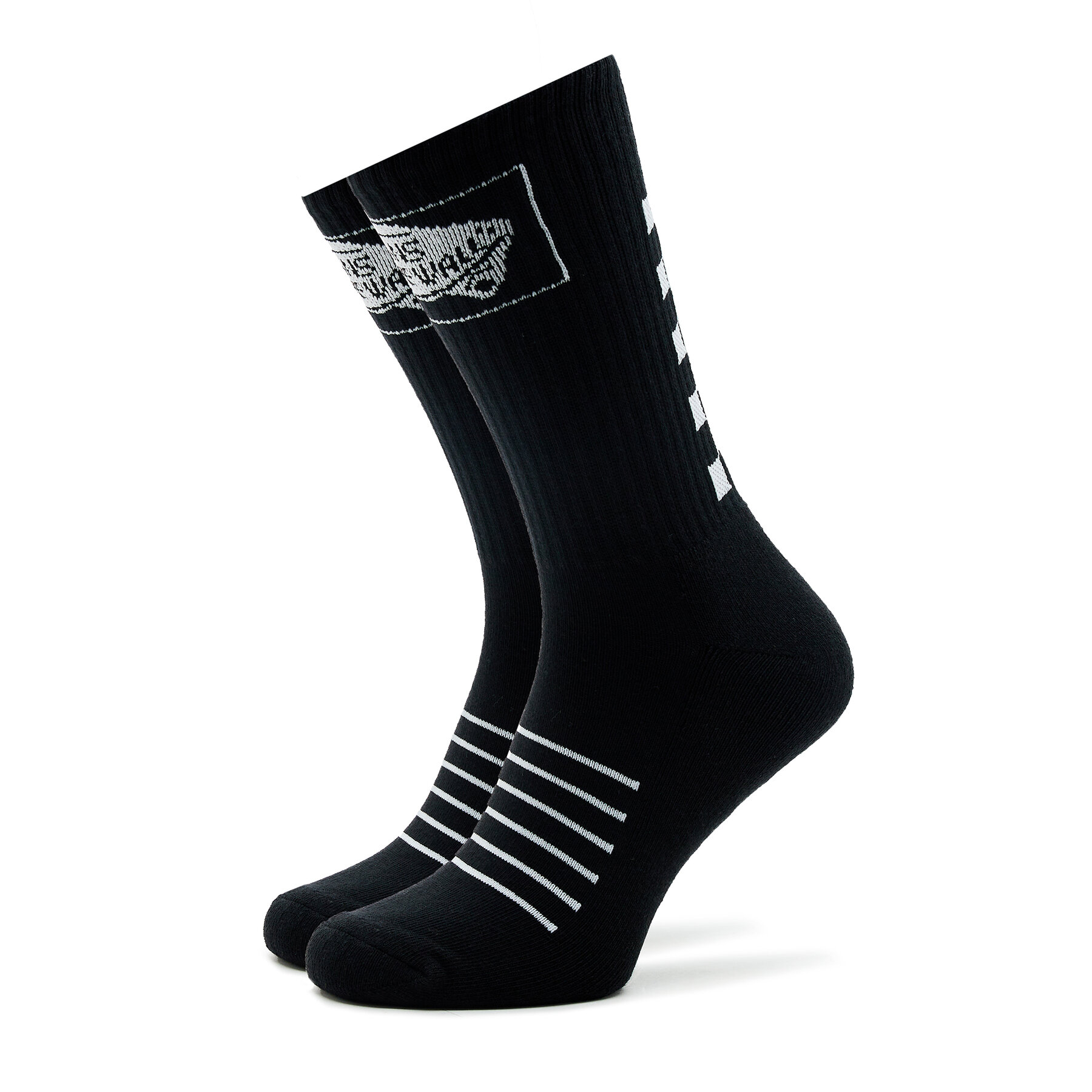 Șosete Lungi pentru Bărbați Vans Vans Dna Crew VN00067NBLK1 Micro Trails Black barbati imagine noua