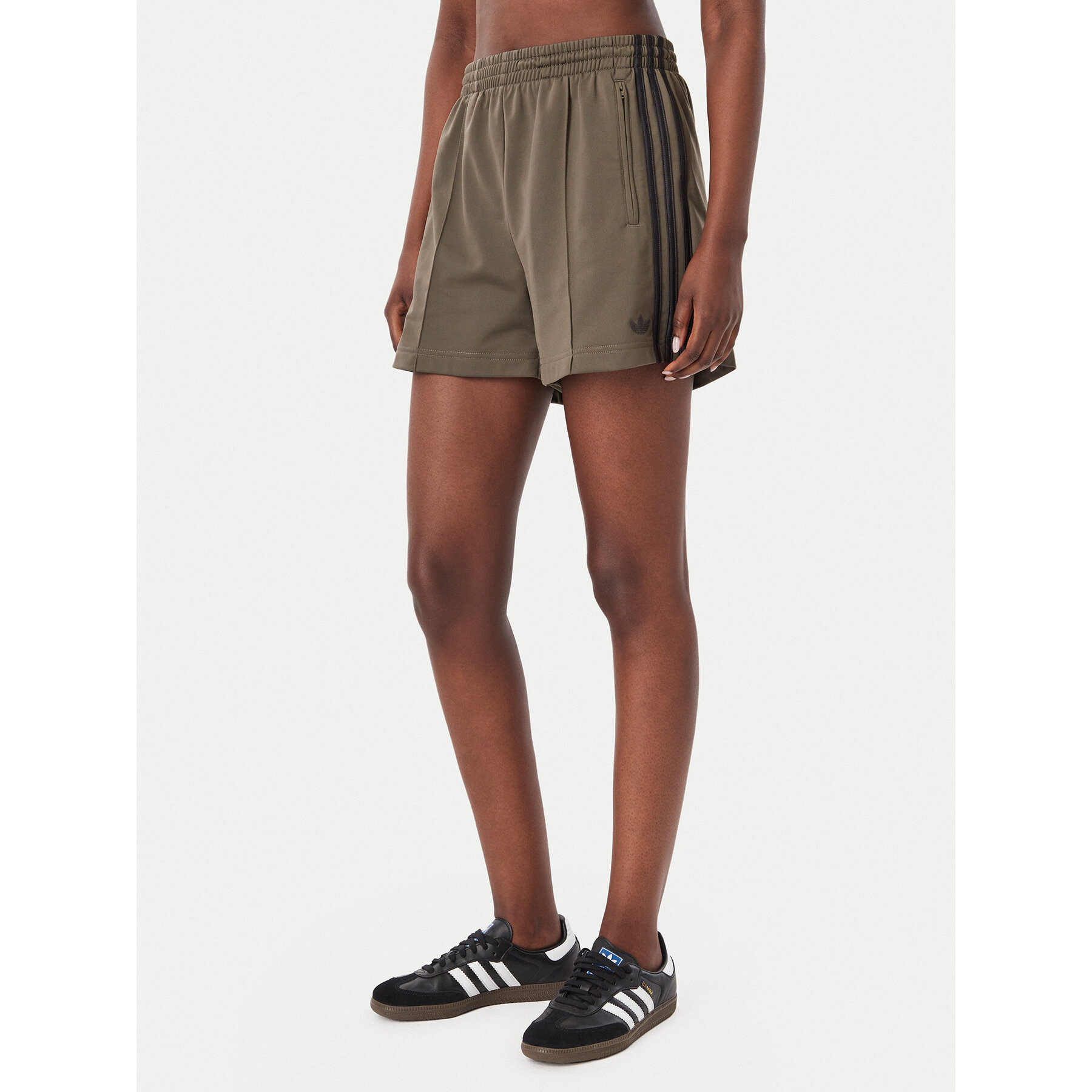 adidas Sportshorts Firebird Classic KS4786 Khakifarben Loose Fit