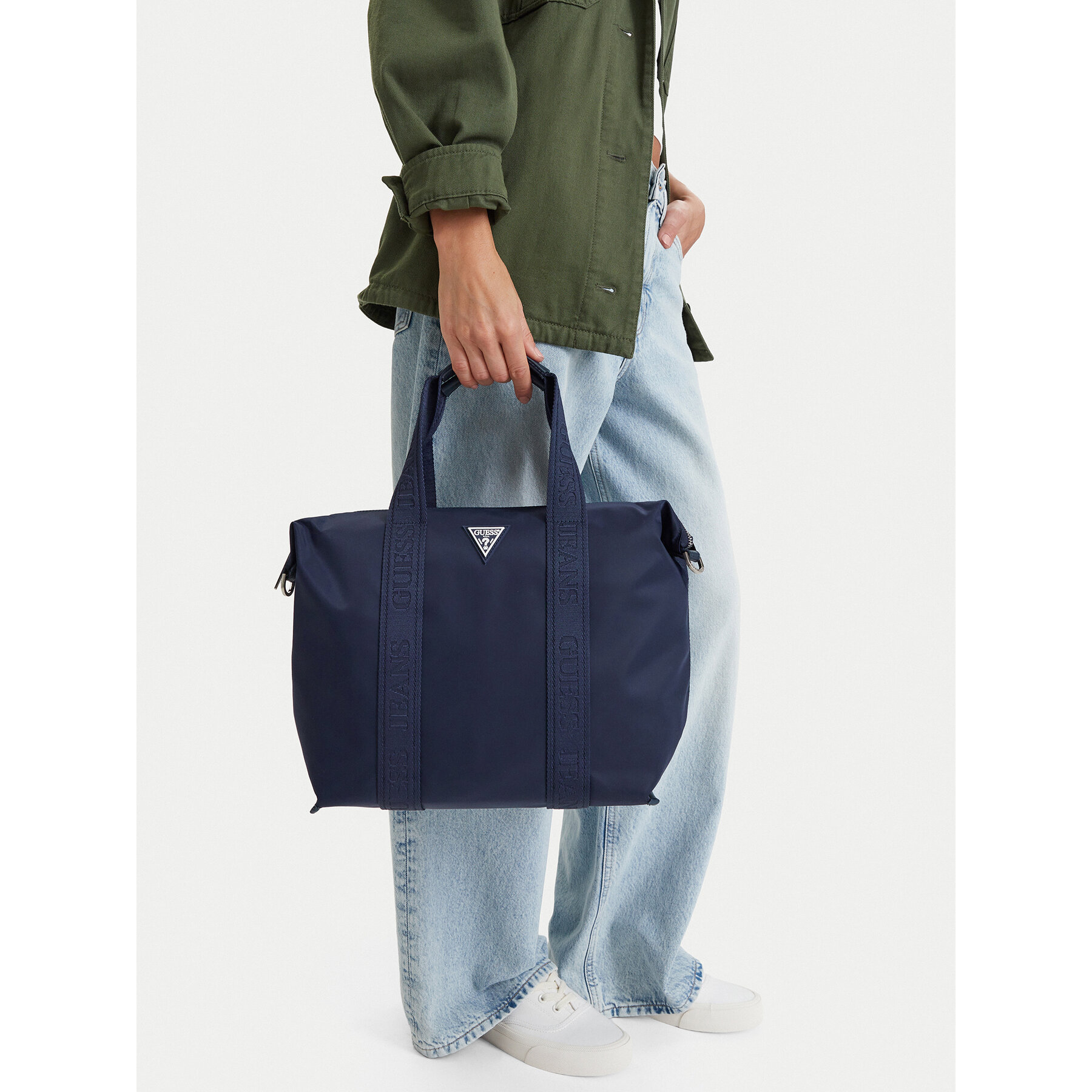 Дамска чанта Guess Jeans CWBEO-GUESS-S-004-10 Тъмносин