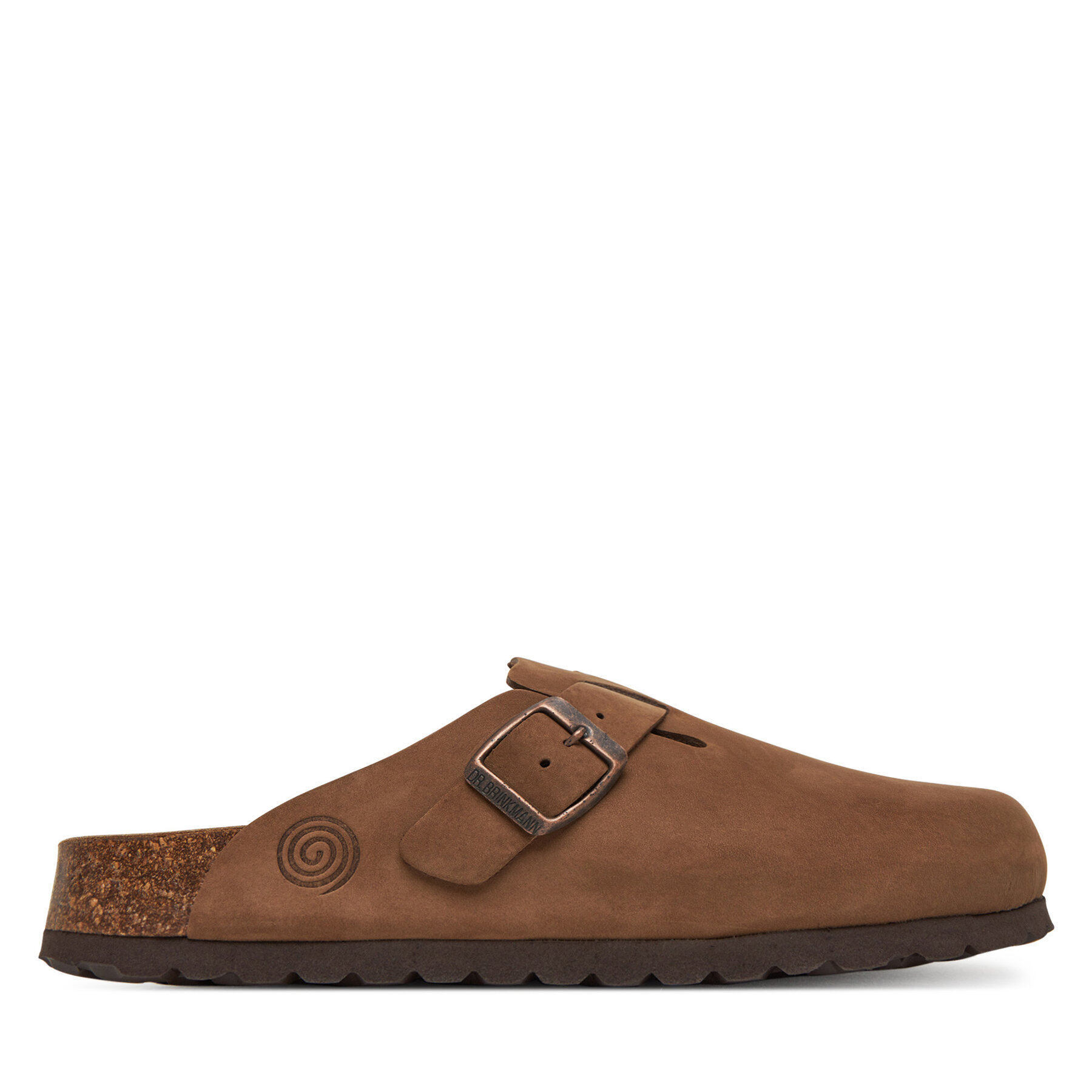 Herren Pantoletten Dr. Brinkmann, Schuhgröße 38, Braun, 600132-21