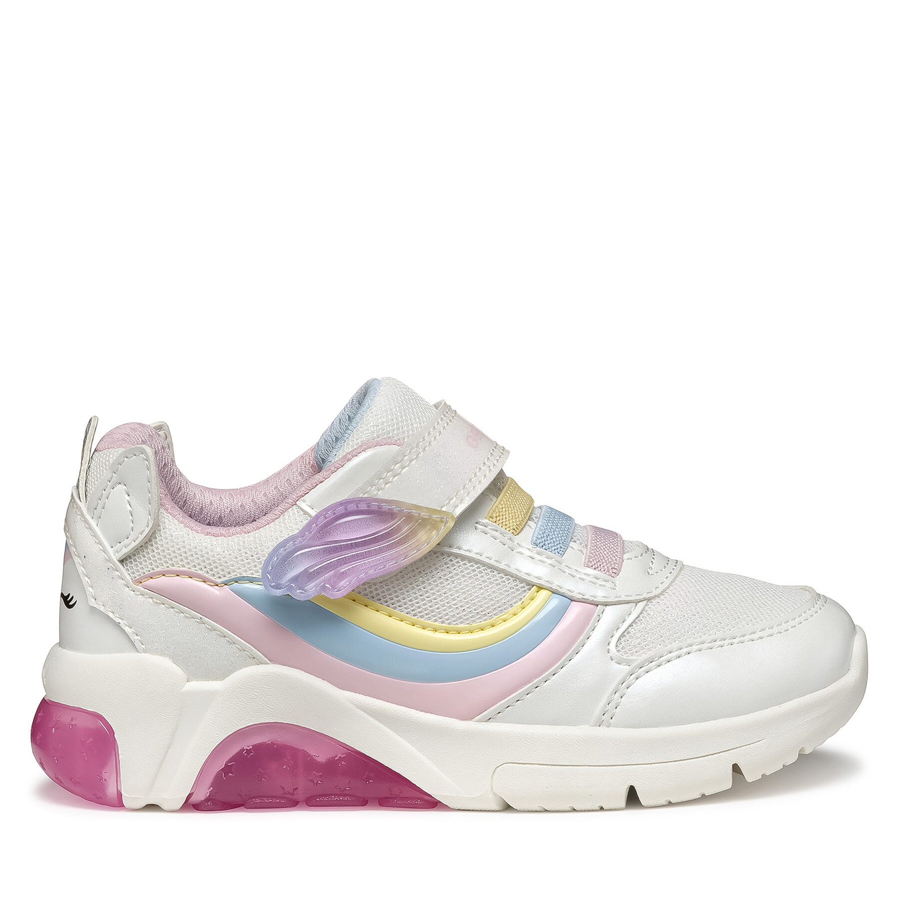 Sneakersy Geox J Fadinlight J55M4A 0KNGN C0653 D Biela