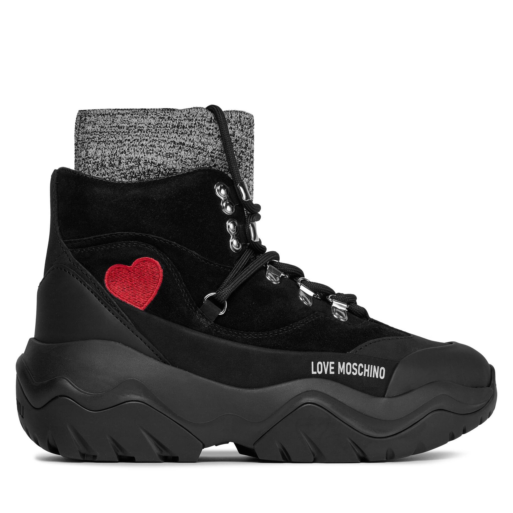 Damskie Sneakersy LOVE MOSCHINO, Rozmiar 38 Czarny JA15754G0HIP400A
