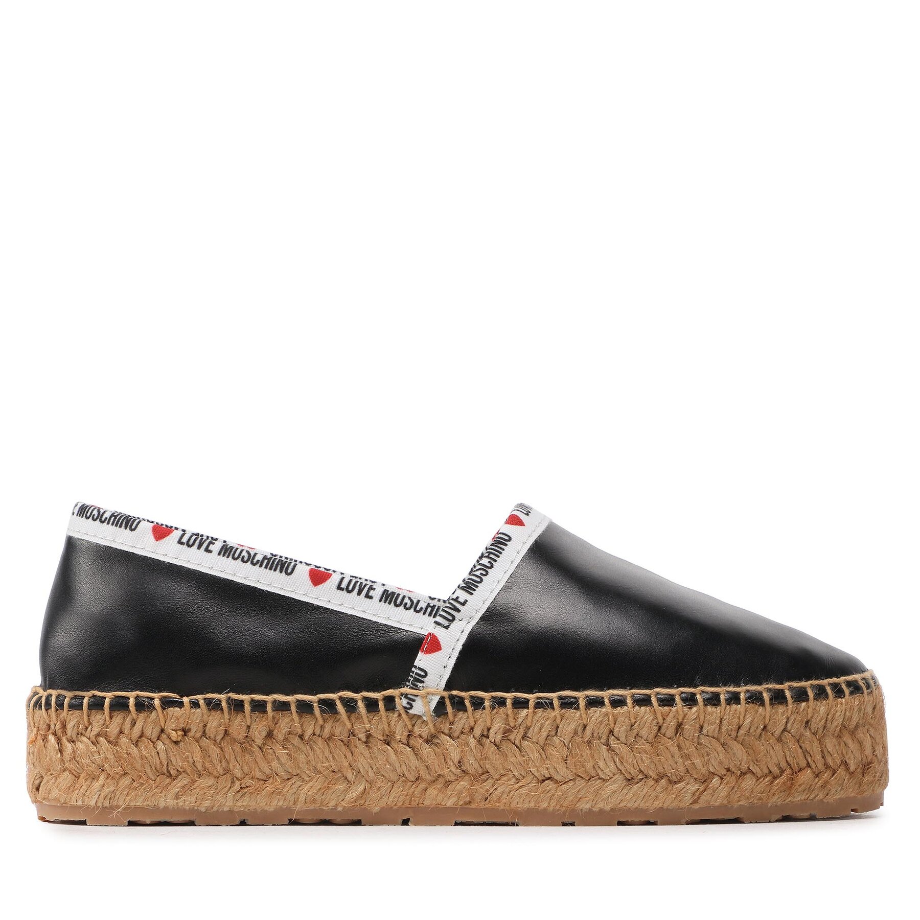 Damskie Espadryle LOVE MOSCHINO, Rozmiar 39 Czarny JA10323G1GIA0000