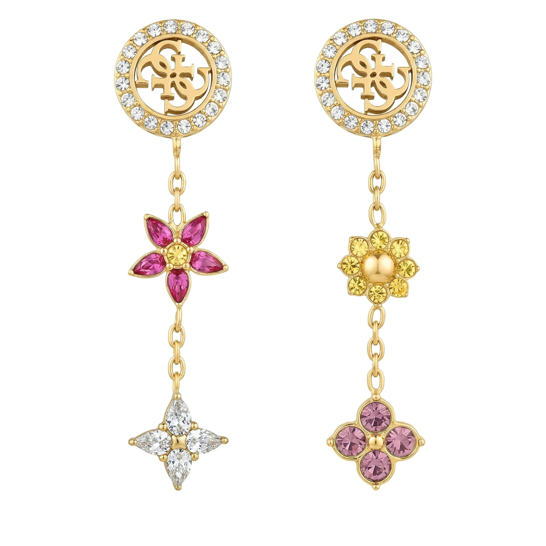 Náušnice Guess JUBE06 036JW Zlatá