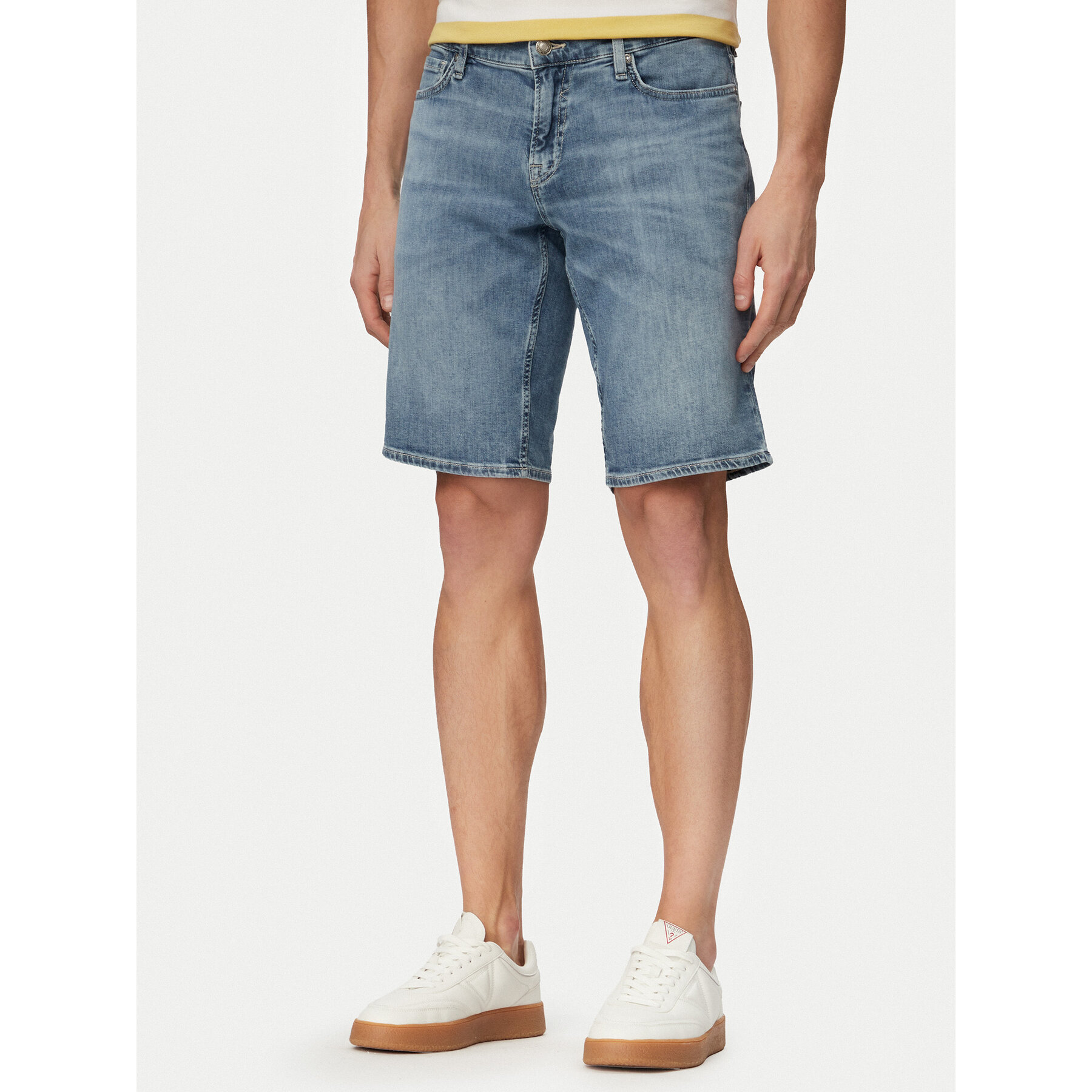 Guess Jeansshorts M6GD01 D0758 Blau Regular Fit