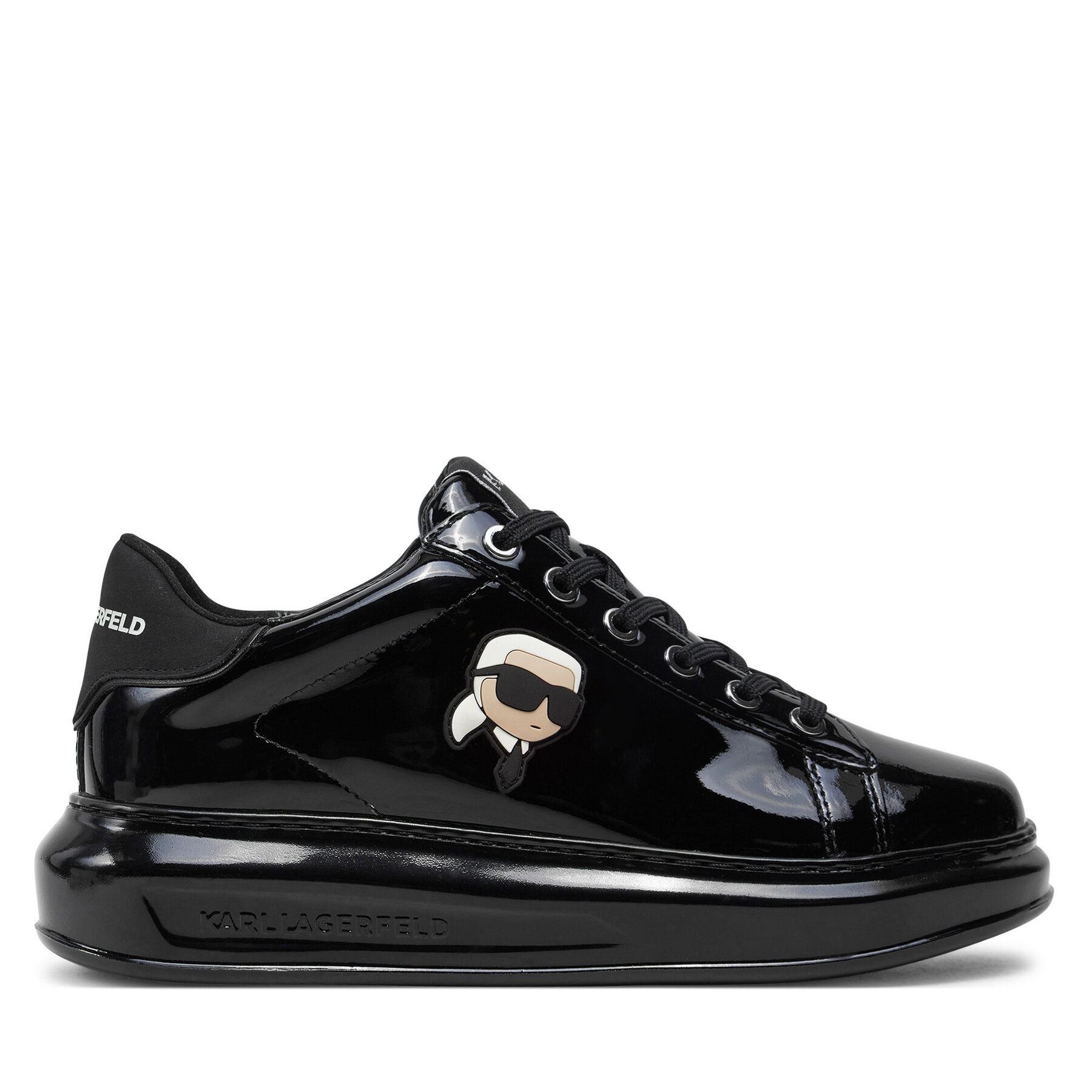 Damskie Sneakersy KARL LAGERFELD, Rozmiar 39 Czarny KL62531U
