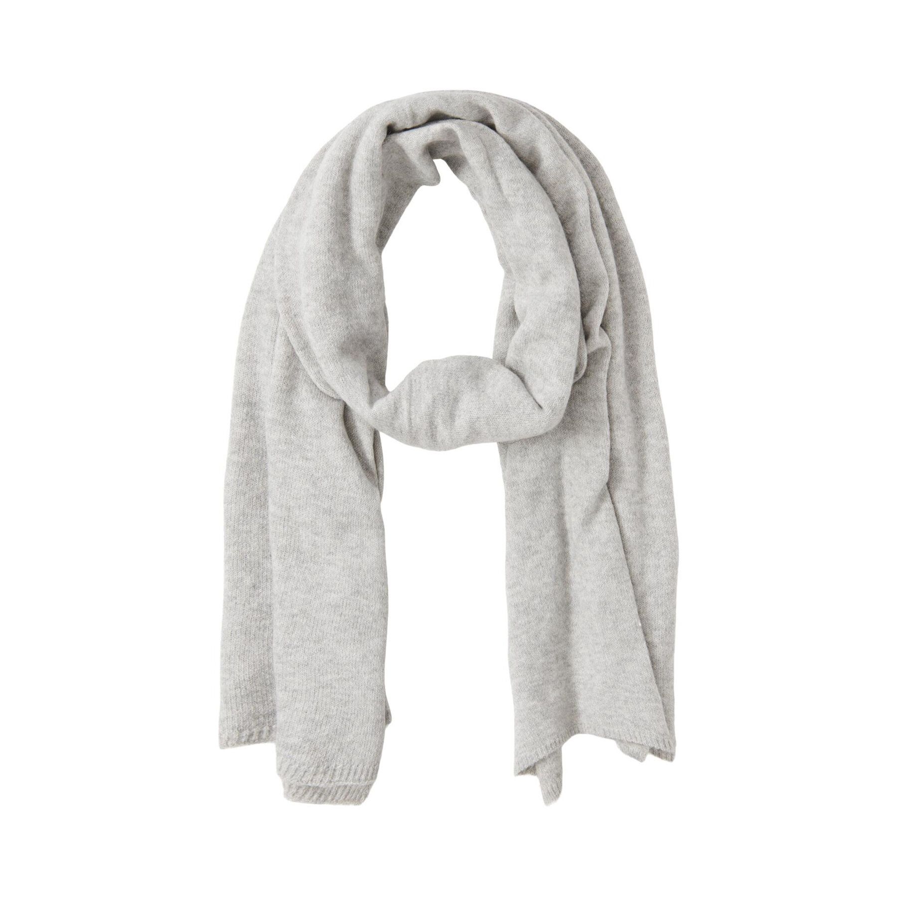

Шарф Pieces 17110536 Light Grey Melange 3637565, Сірий