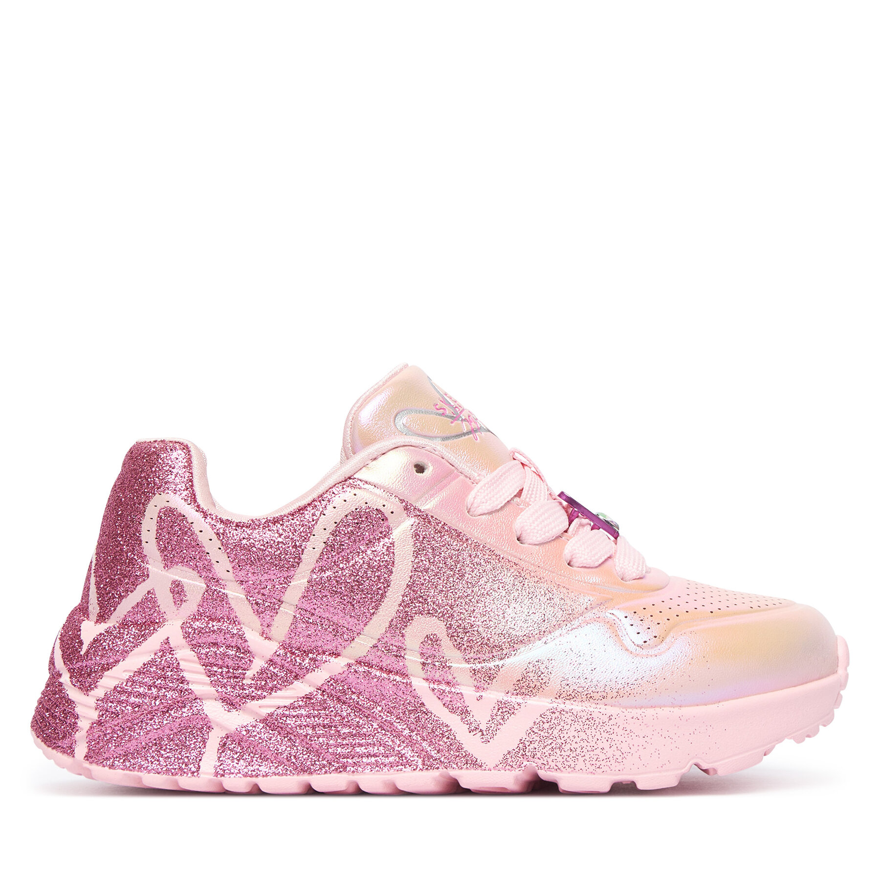 Tenisice Skechers Jgoldcrown: Uno Lite - Heartdust Forever 310814L Ružičasta